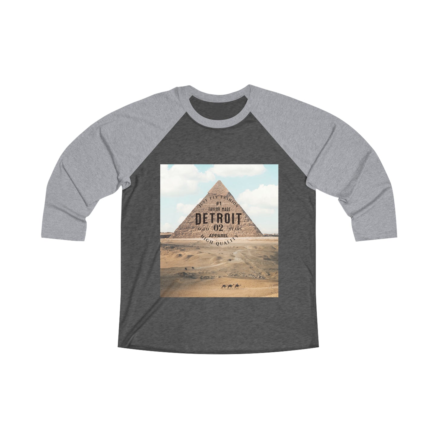 Unisex Tri-Blend 3\4 Raglan Tee