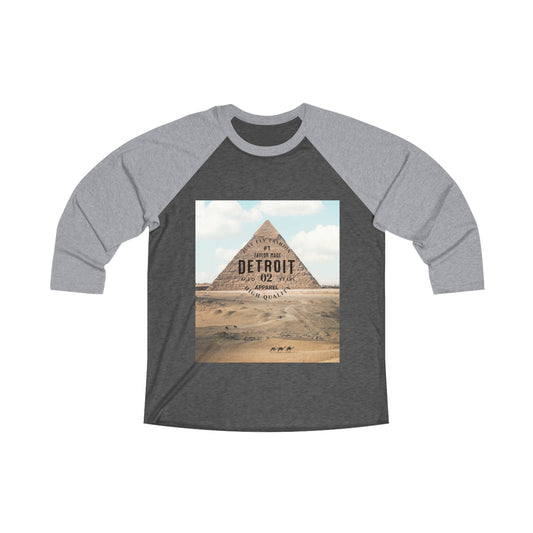 Unisex Tri-Blend 3\4 Raglan Tee