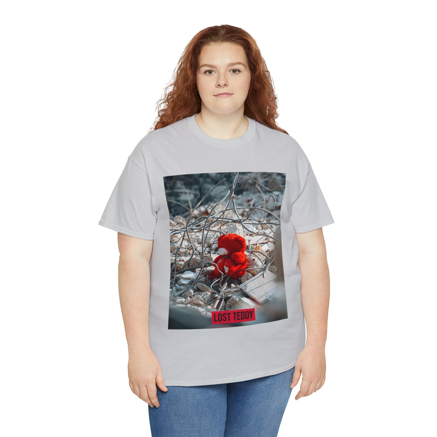 Unisex Heavy Cotton Tee Lost Teddy