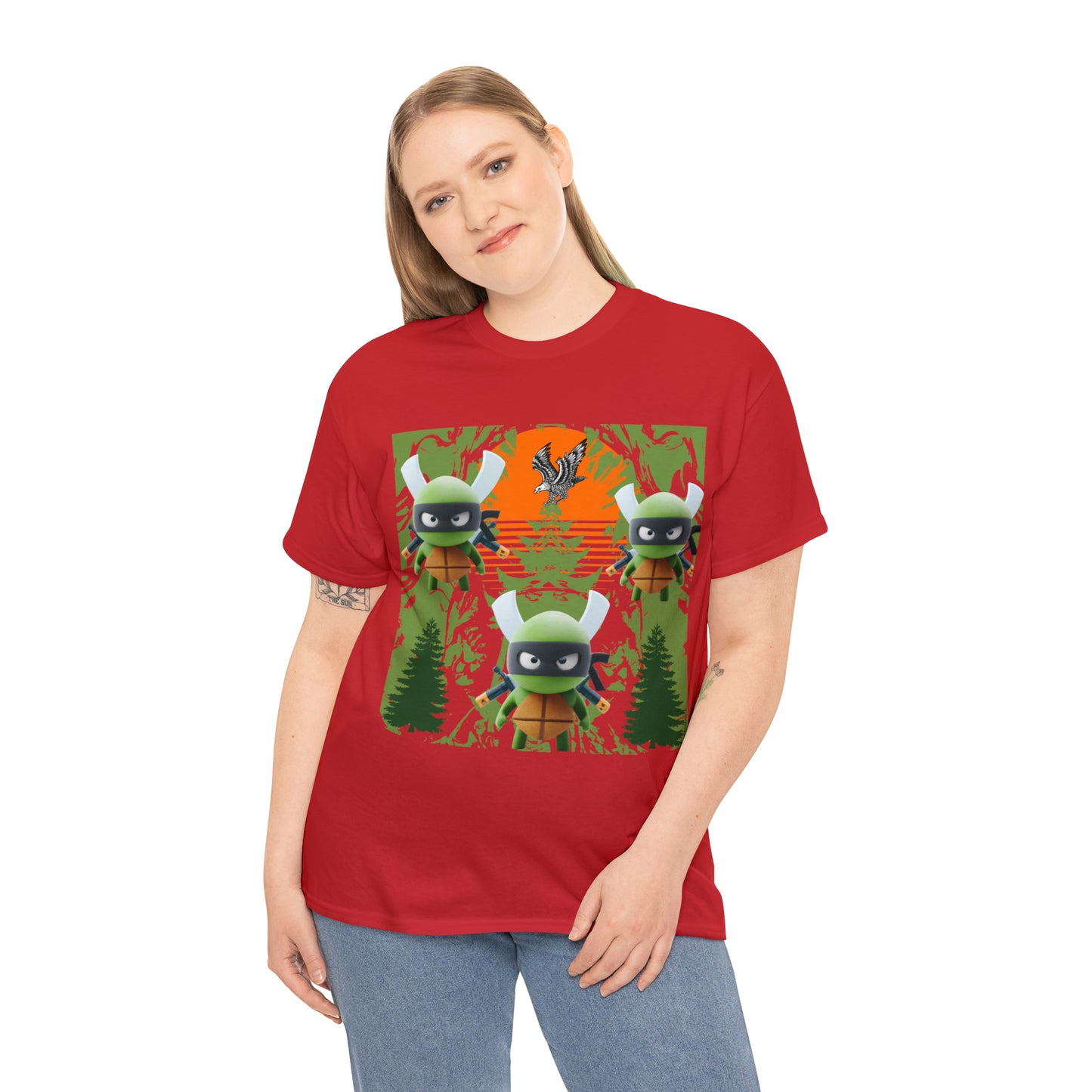 Unisex Heavy Cotton Tee The return of the three ninjas