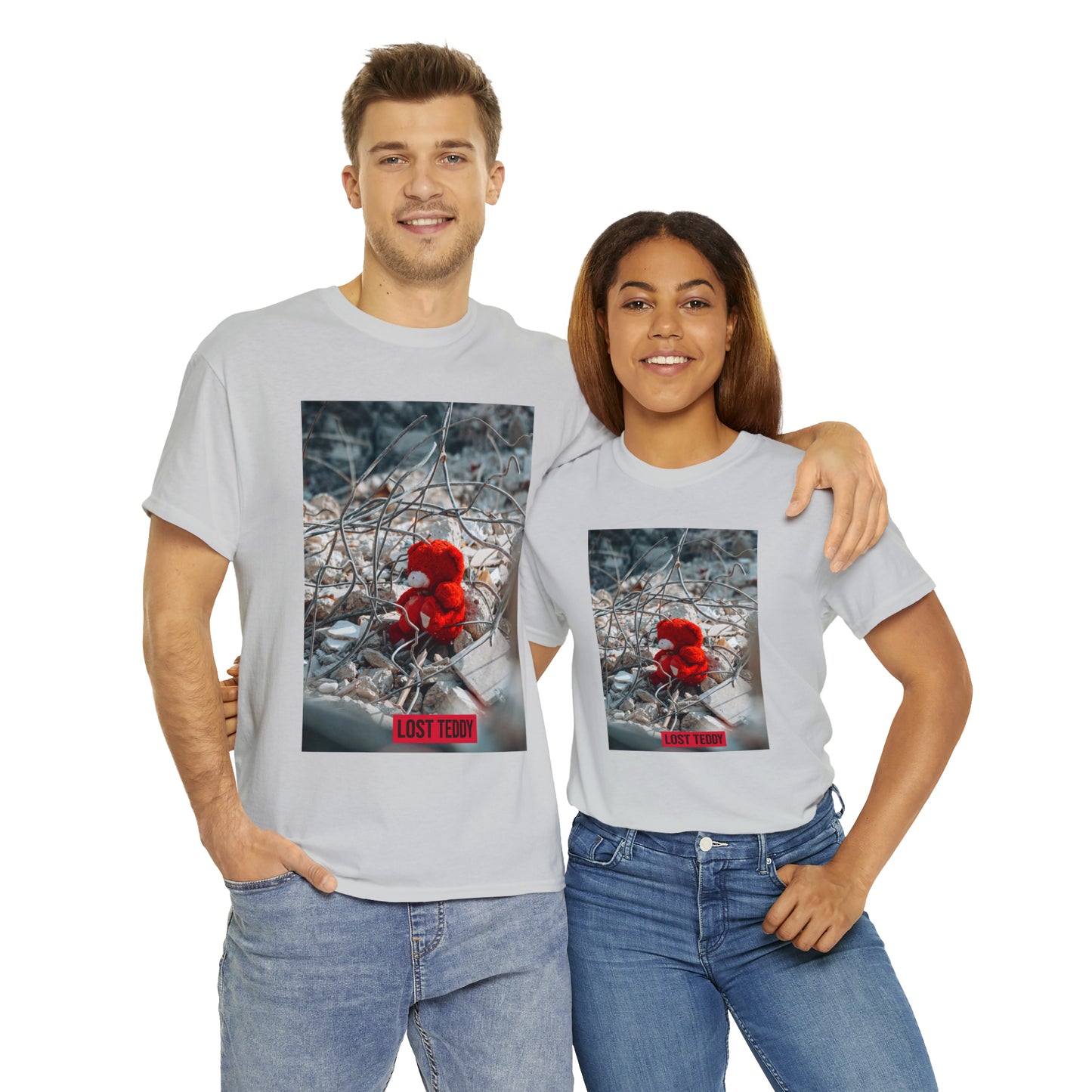 Unisex Heavy Cotton Tee Lost Teddy