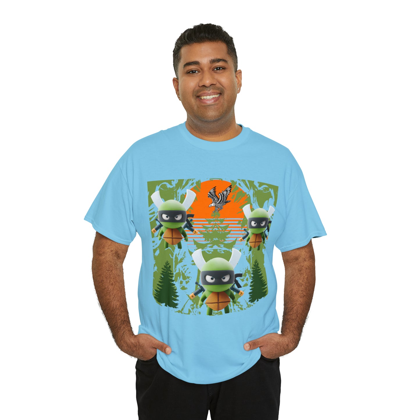 Unisex Heavy Cotton Tee The return of the three ninjas
