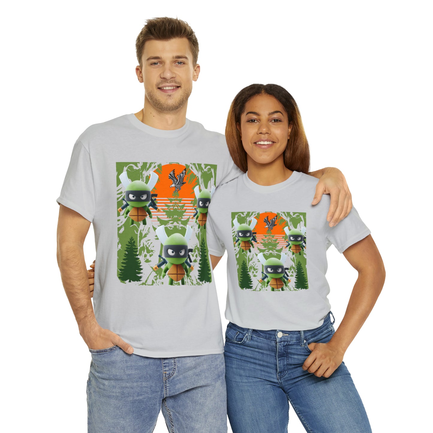 Unisex Heavy Cotton Tee The return of the three ninjas