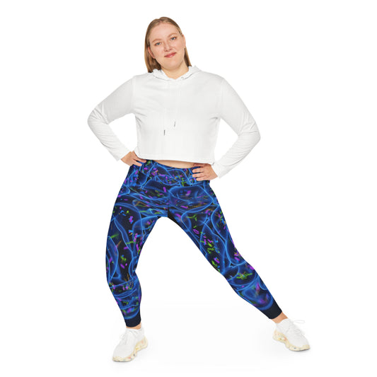 Plus Size Leggings (AOP) JUSTFLYFASHION