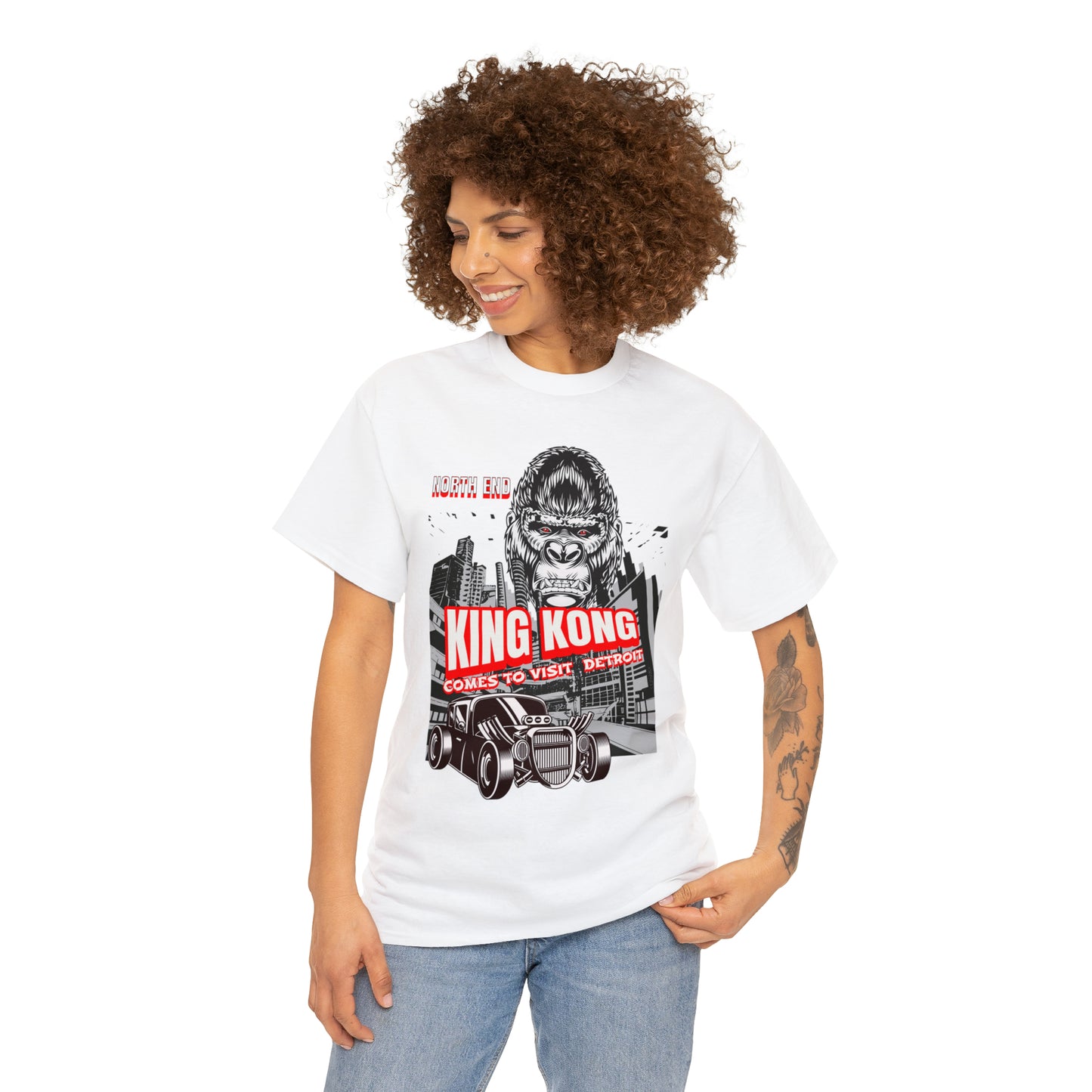 Unisex Heavy Cotton Tee NORTH END KONG