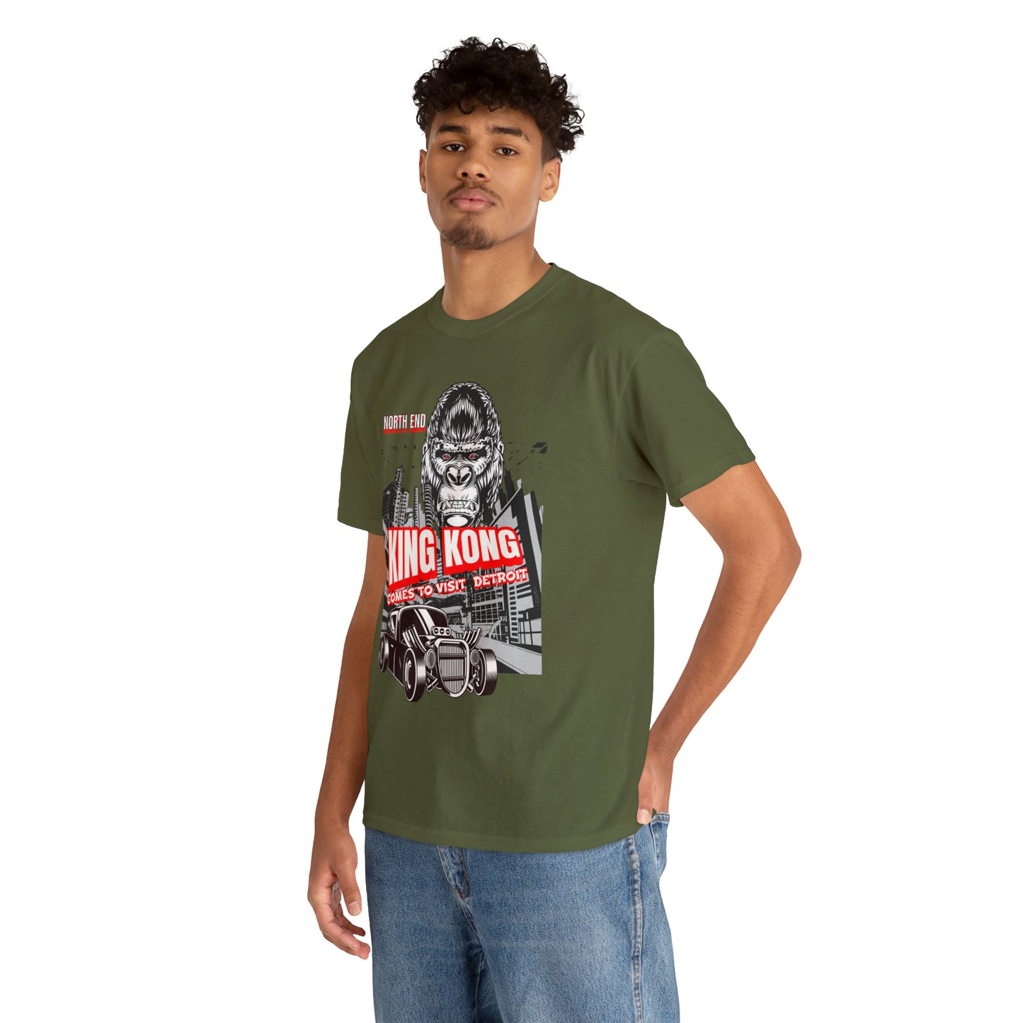 Unisex Heavy Cotton Tee NORTH END KONG