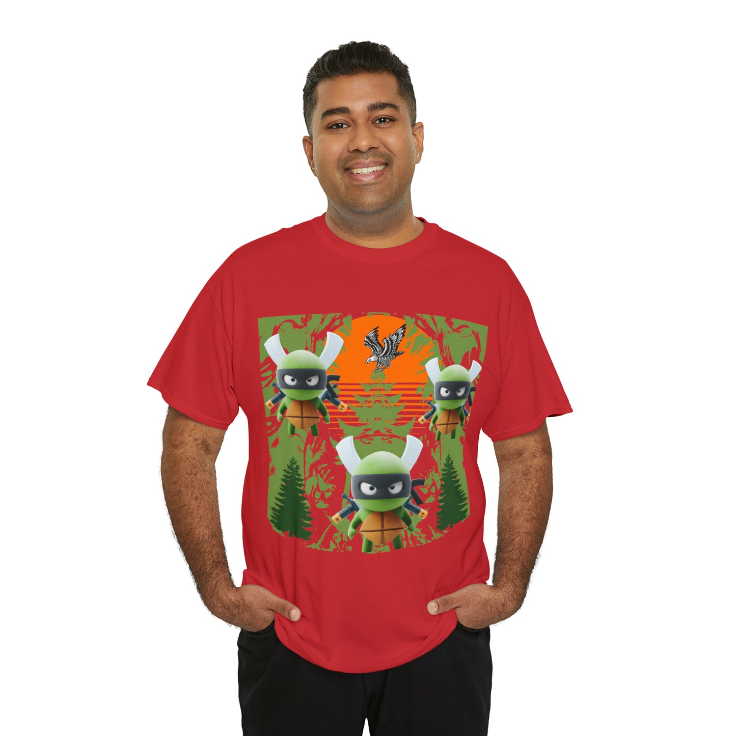 Unisex Heavy Cotton Tee The return of the three ninjas