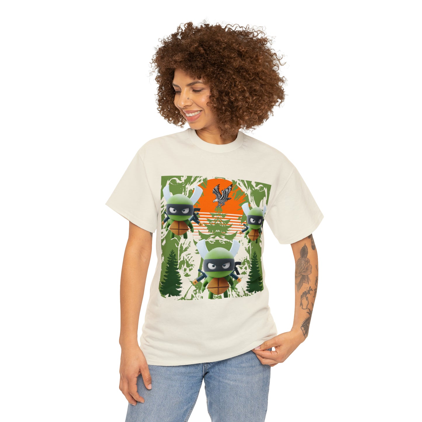 Unisex Heavy Cotton Tee The return of the three ninjas