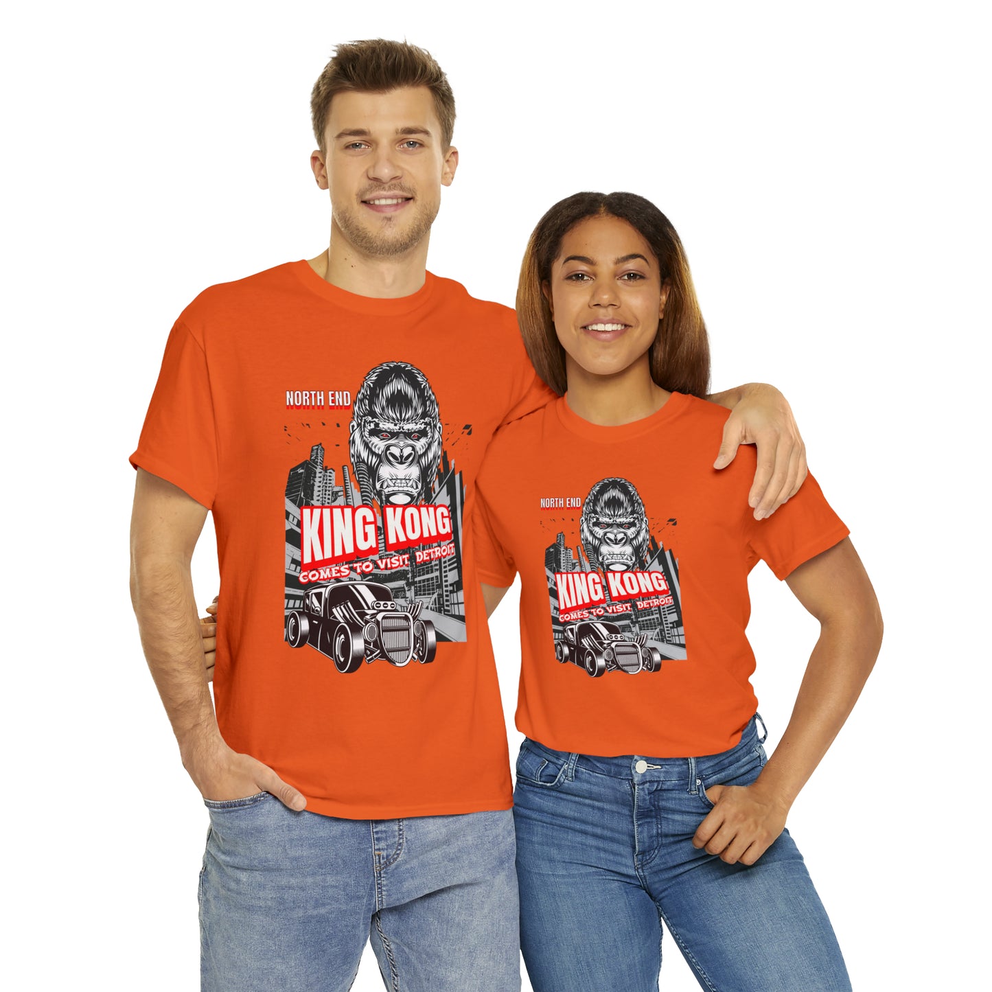 Unisex Heavy Cotton Tee NORTH END KONG