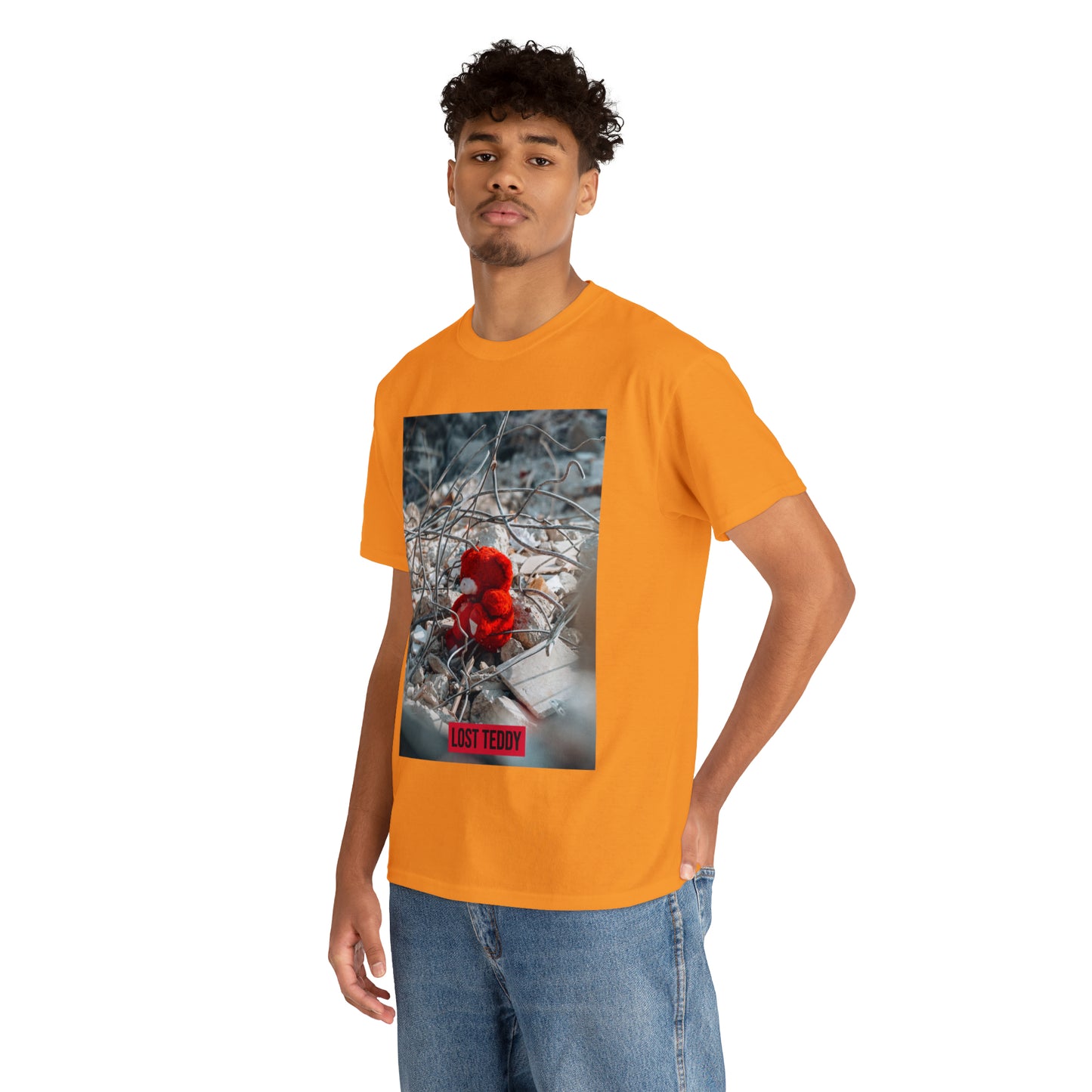 Unisex Heavy Cotton Tee Lost Teddy