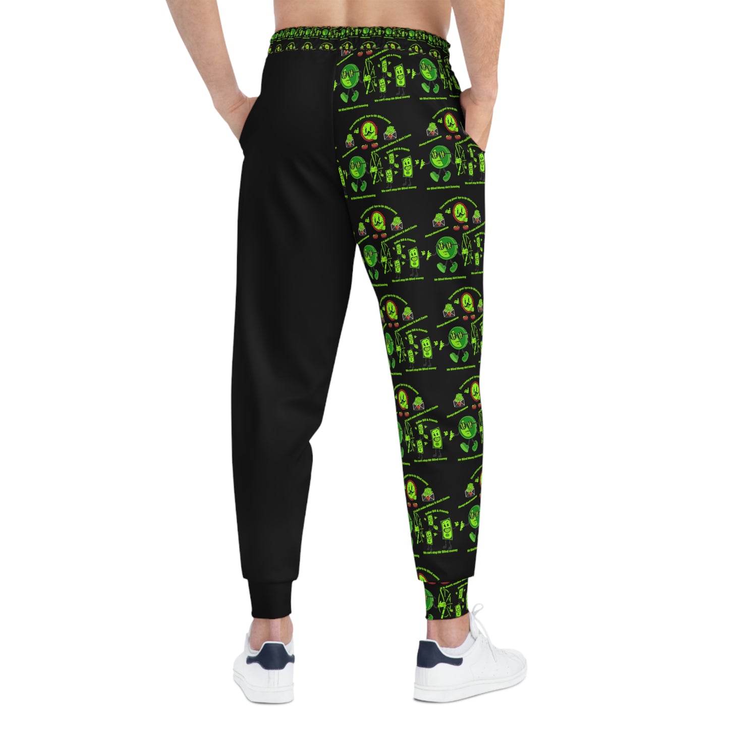 Athletic Joggers (AOP)Mr BlindMoney ,Mr Time ,Dollar Bill