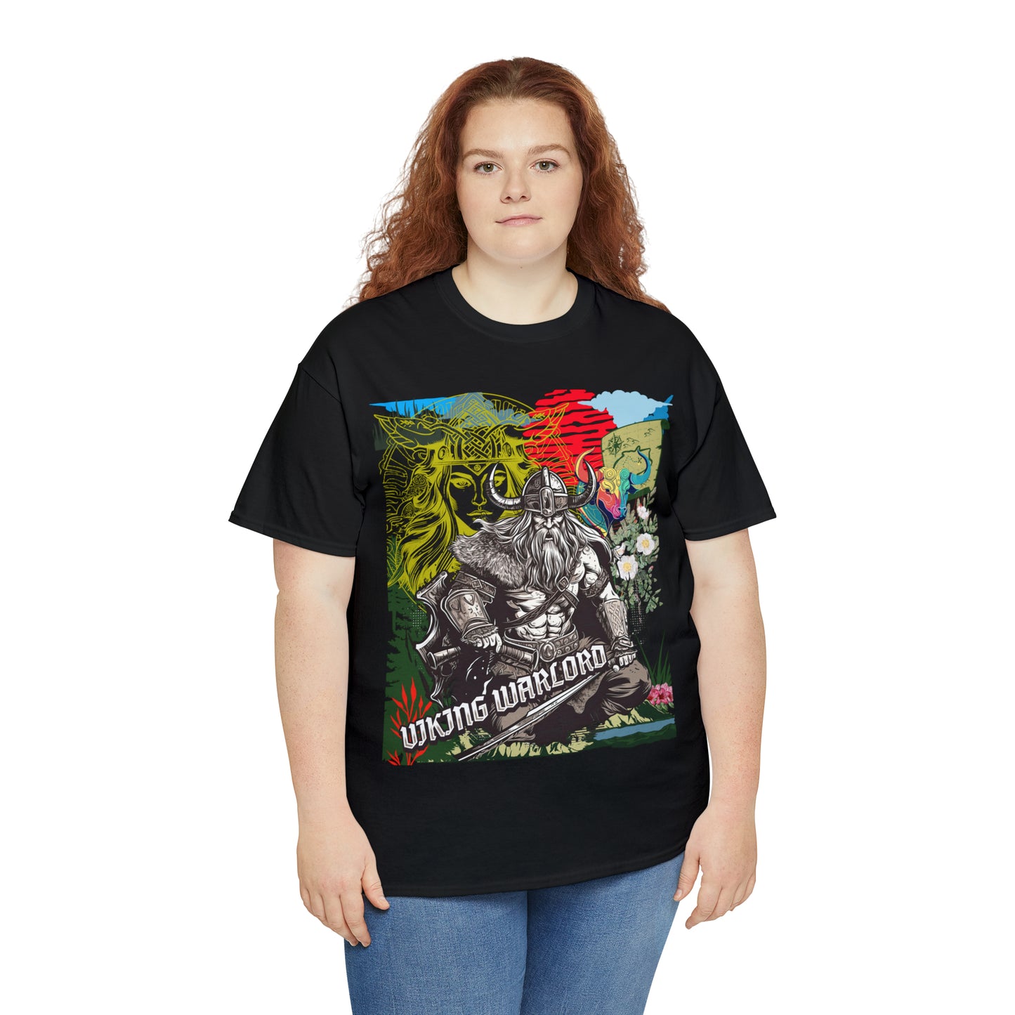 Unisex Heavy Cotton Tee  VIKING WARLORD