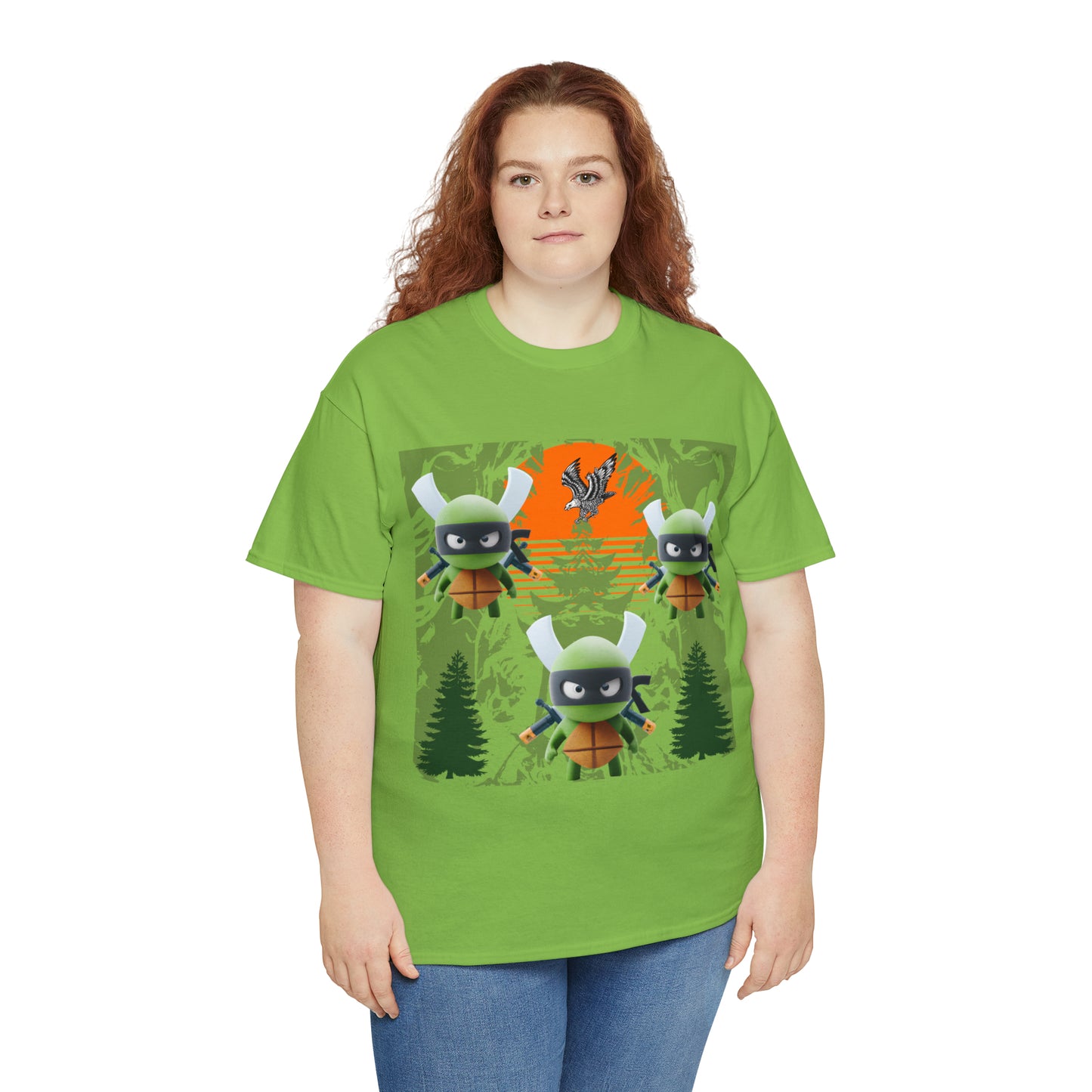 Unisex Heavy Cotton Tee The return of the three ninjas