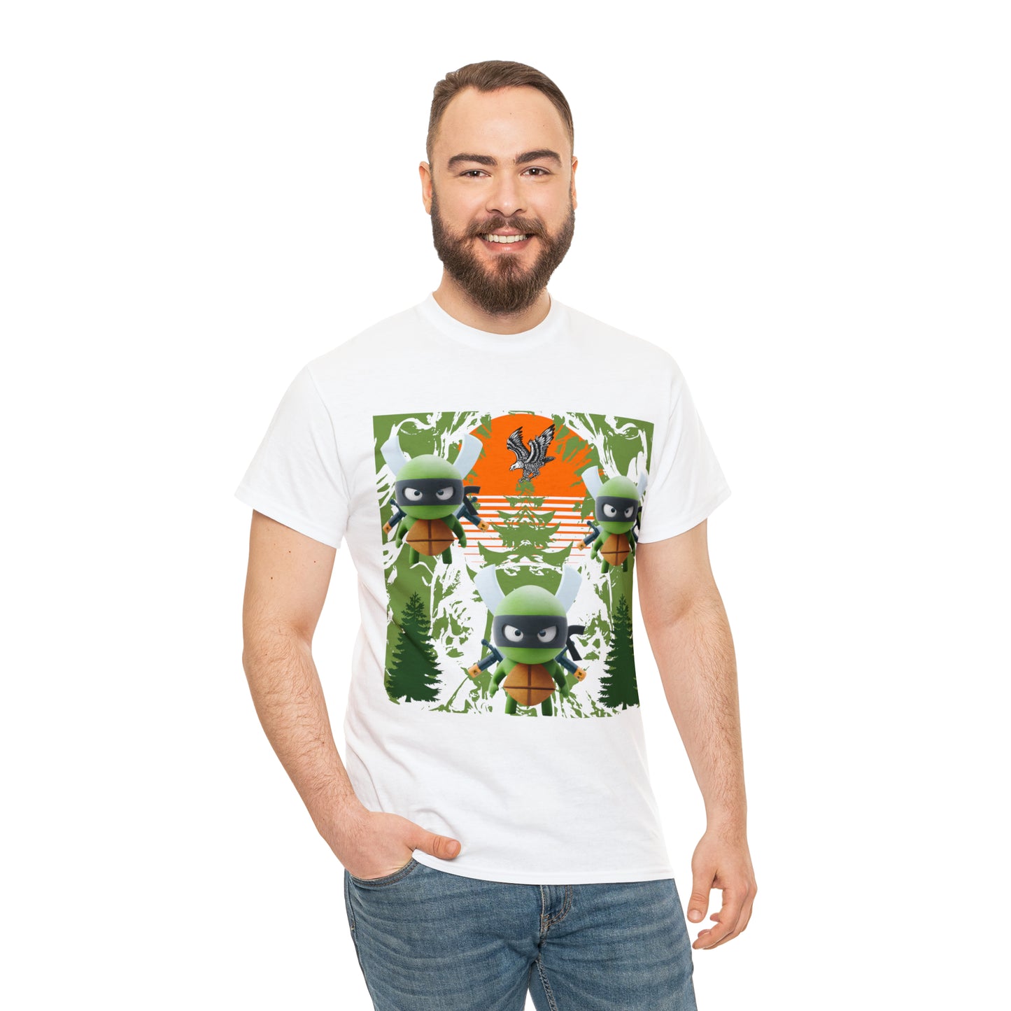 Unisex Heavy Cotton Tee The return of the three ninjas