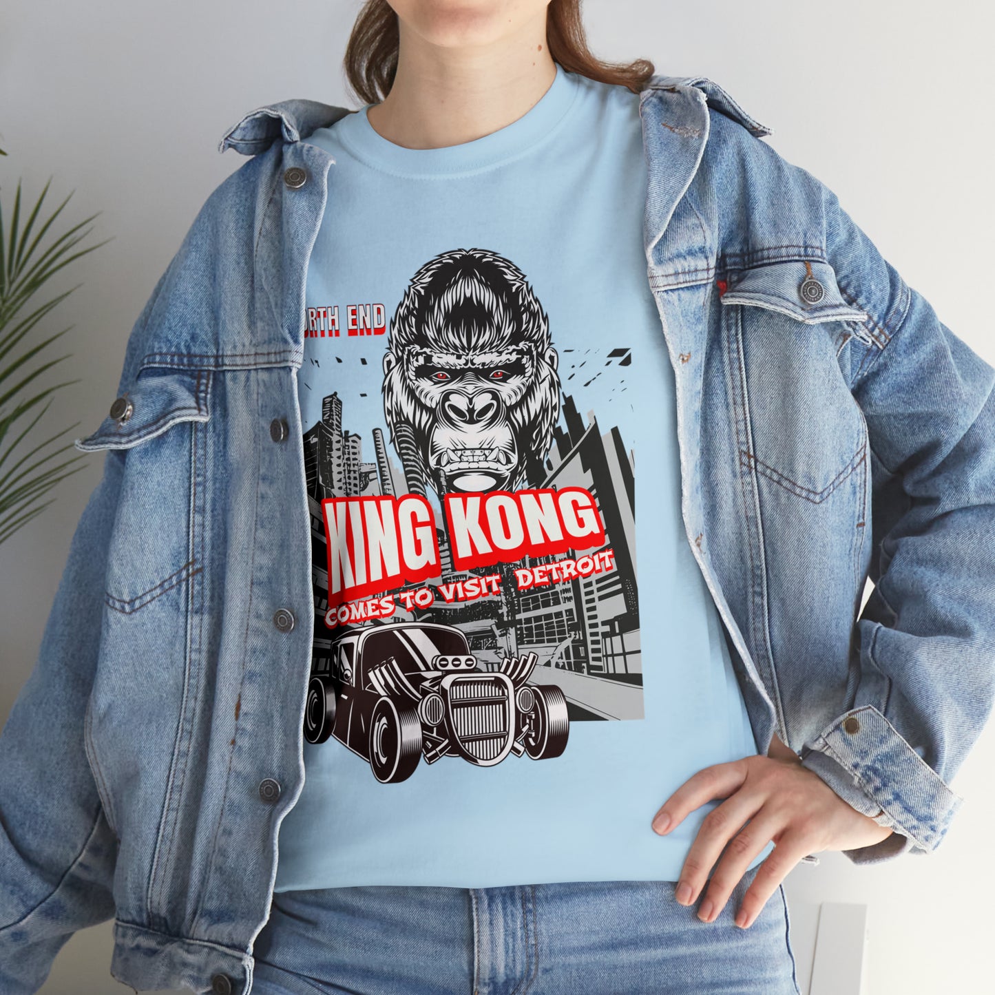 Unisex Heavy Cotton Tee NORTH END KONG