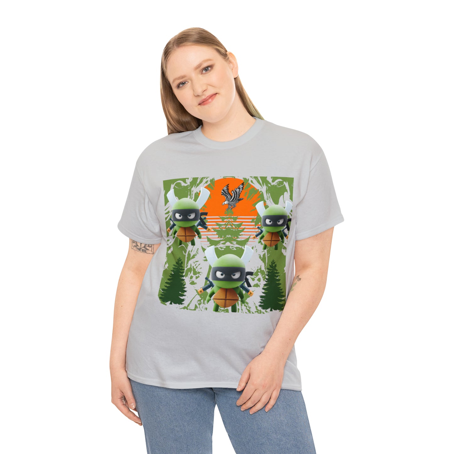 Unisex Heavy Cotton Tee The return of the three ninjas