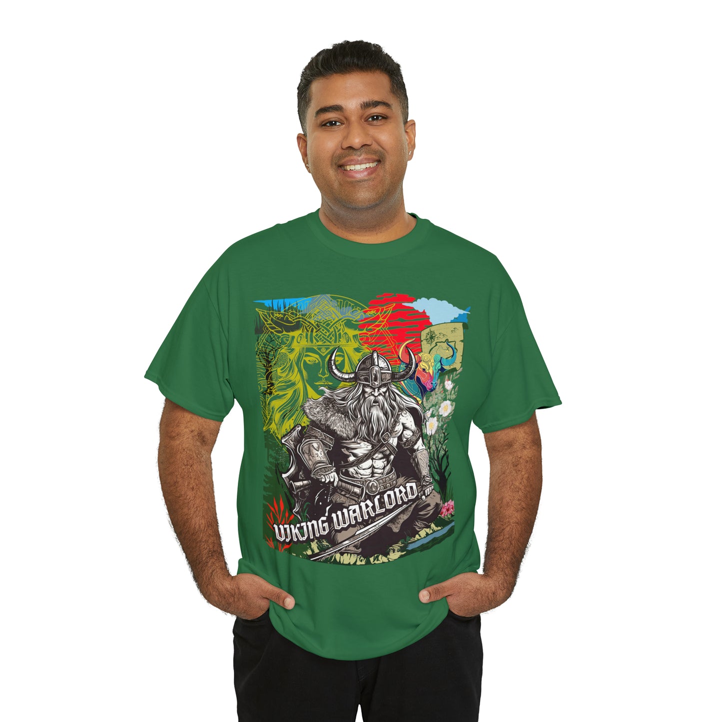 Unisex Heavy Cotton Tee  VIKING WARLORD