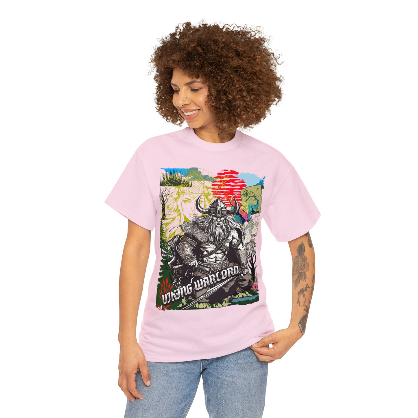 Unisex Heavy Cotton Tee  VIKING WARLORD