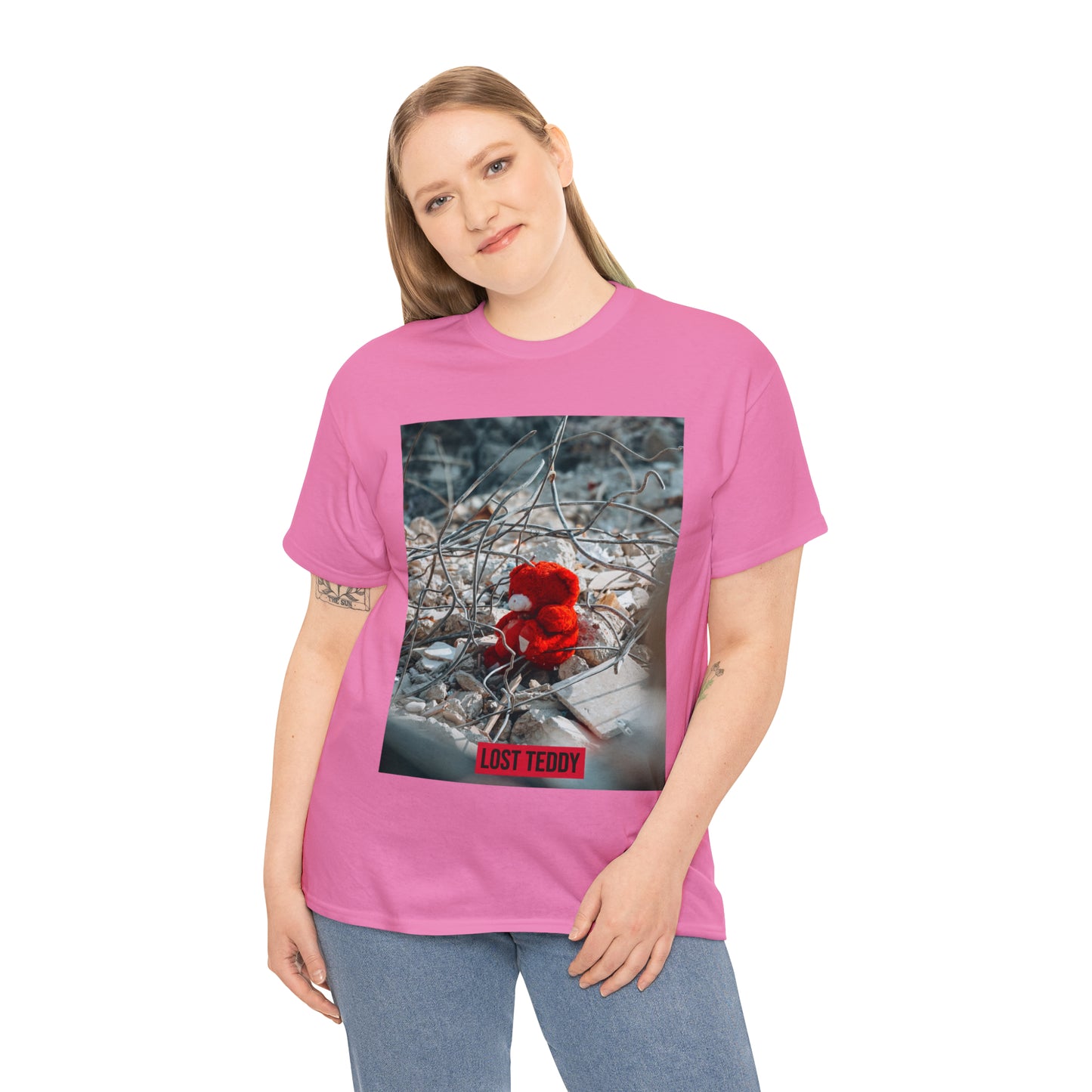 Unisex Heavy Cotton Tee Lost Teddy