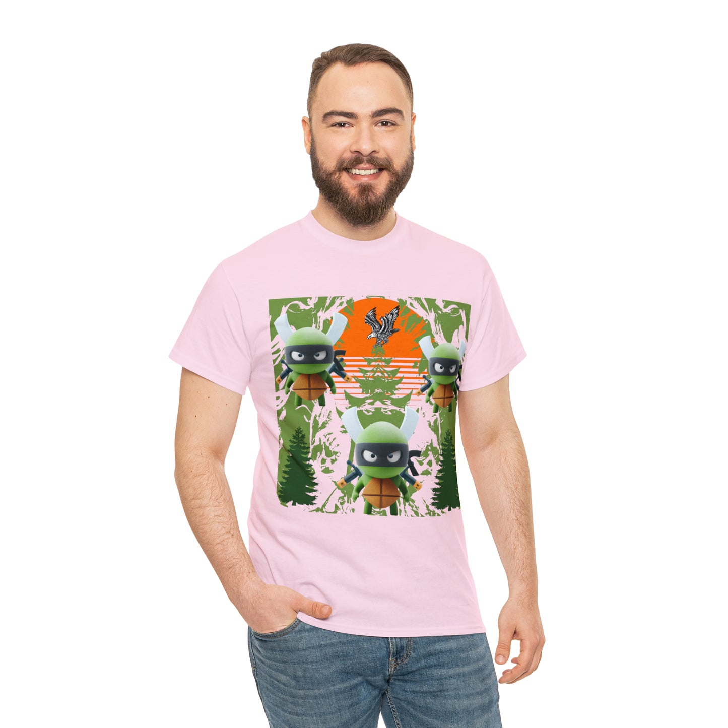 Unisex Heavy Cotton Tee The return of the three ninjas