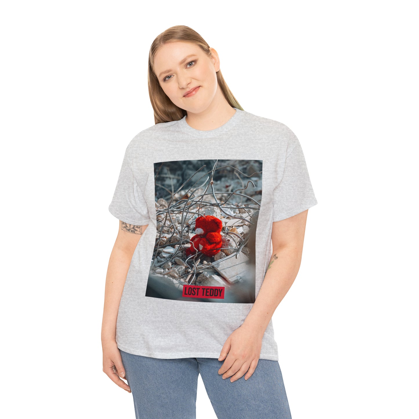 Unisex Heavy Cotton Tee Lost Teddy