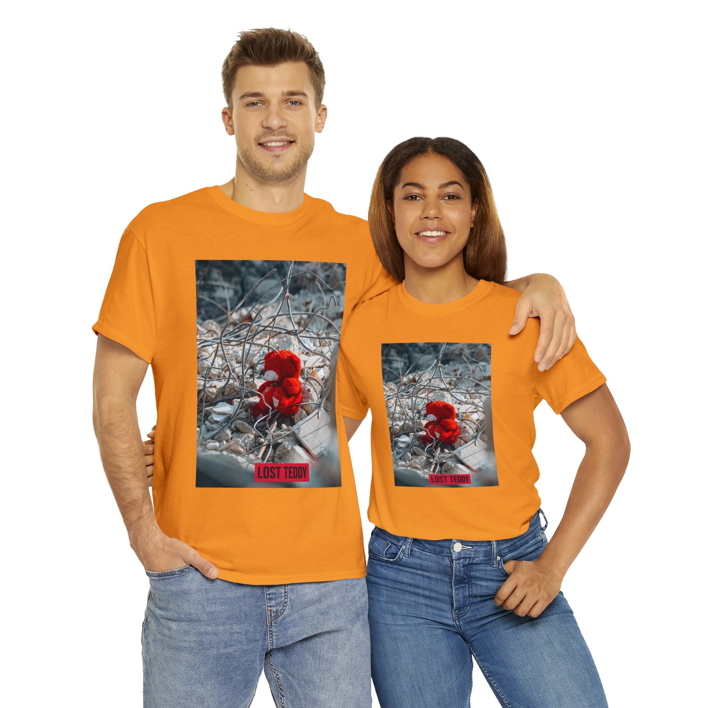 Unisex Heavy Cotton Tee Lost Teddy