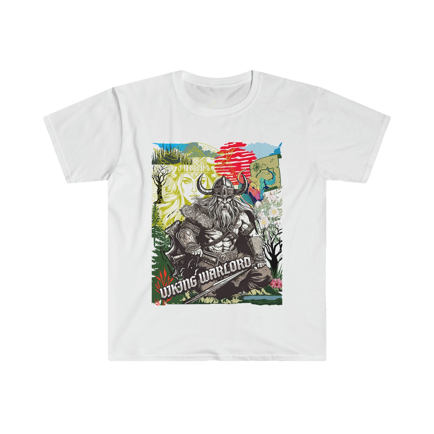Unisex Softstyle T-Shirt Viking Warlord