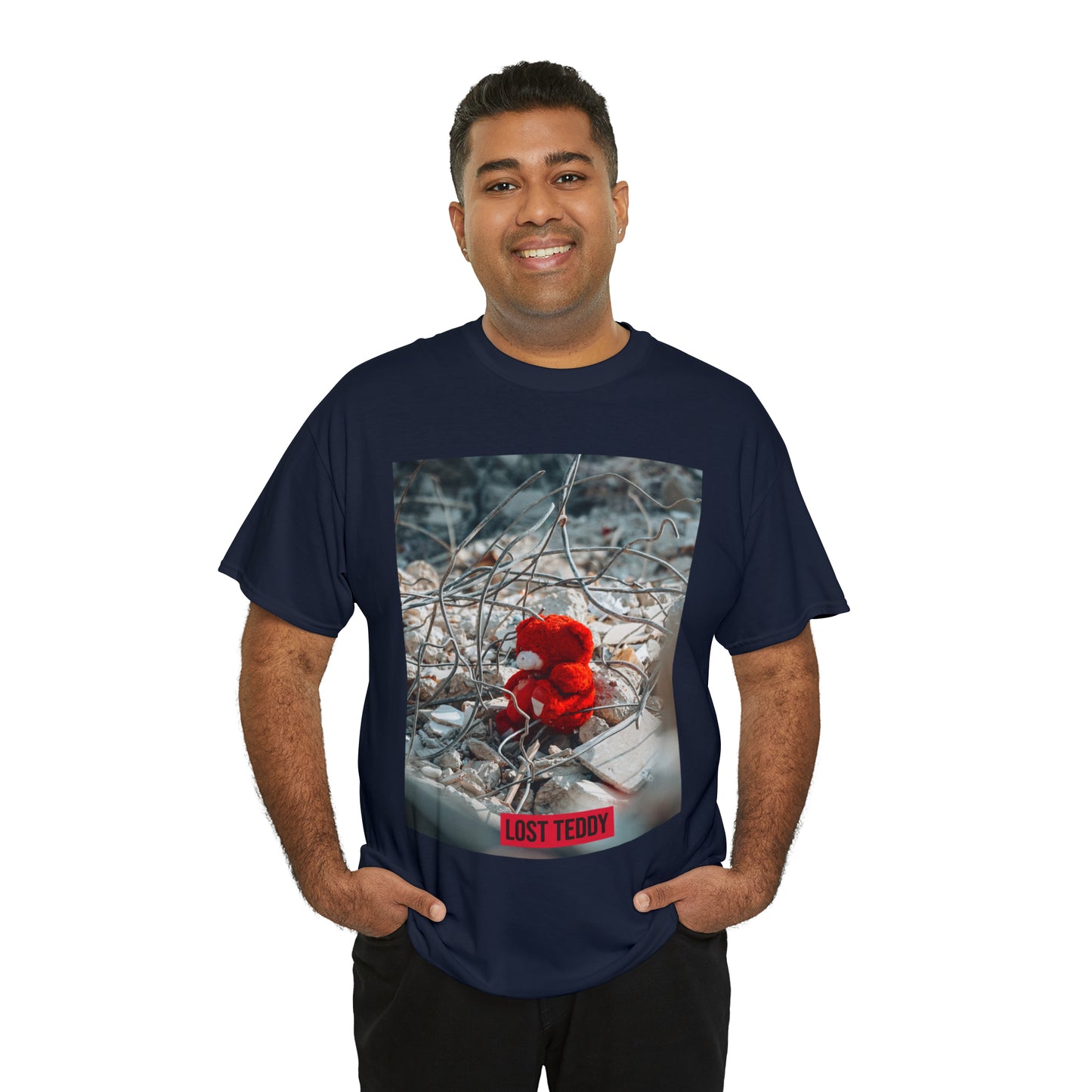 Unisex Heavy Cotton Tee Lost Teddy