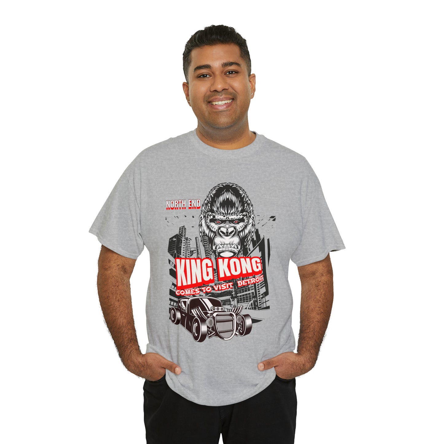 Unisex Heavy Cotton Tee NORTH END KONG
