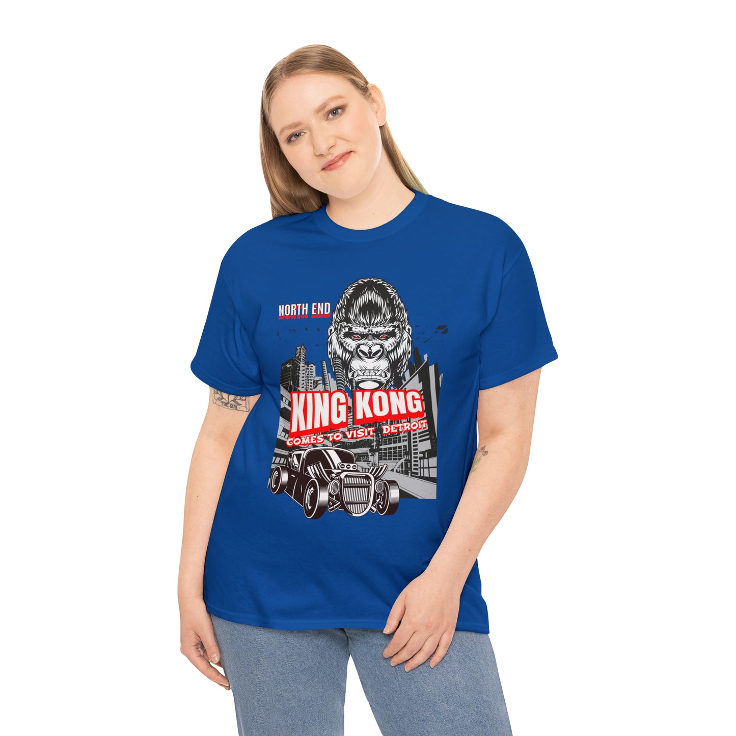 Unisex Heavy Cotton Tee NORTH END KONG