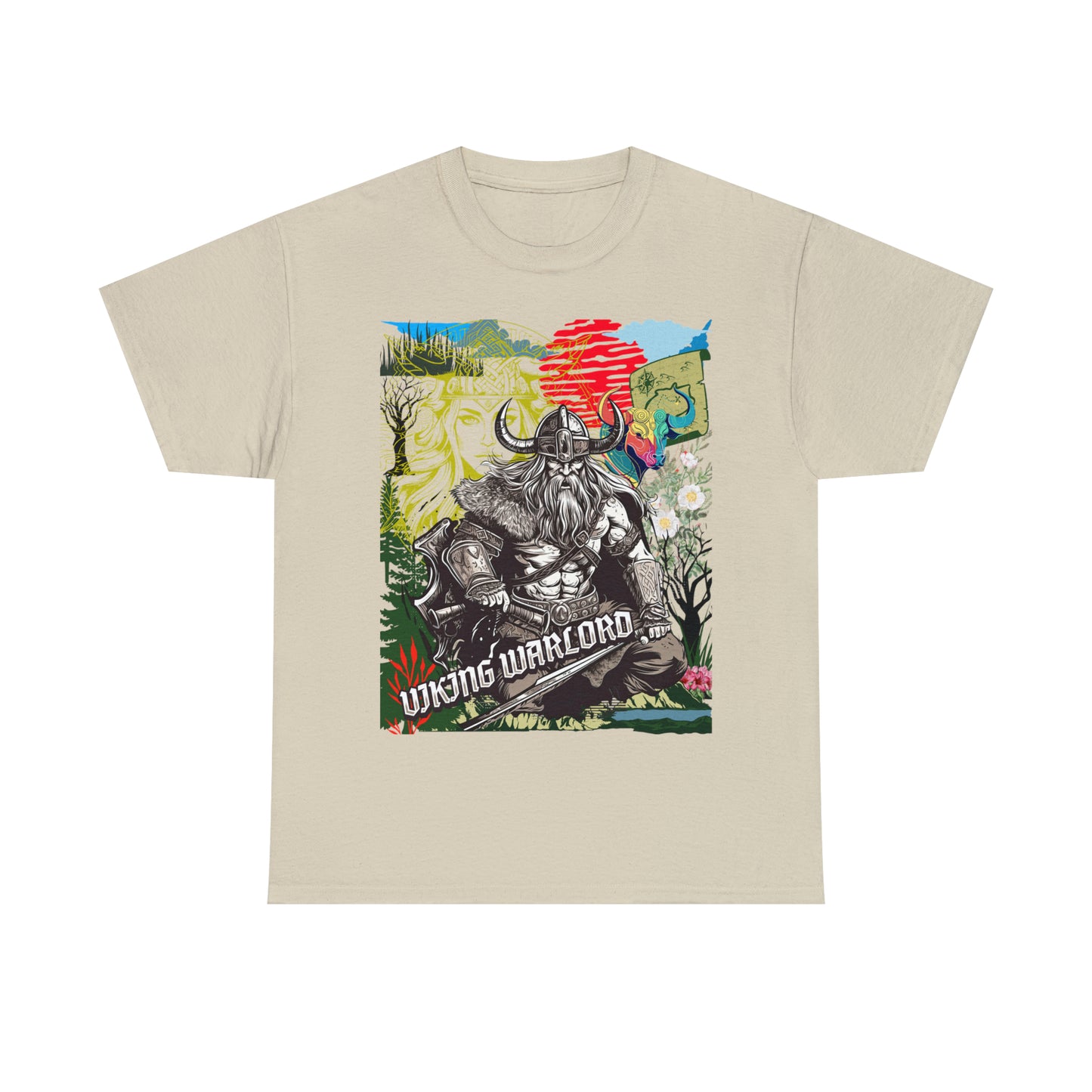 Unisex Heavy Cotton Tee  VIKING WARLORD