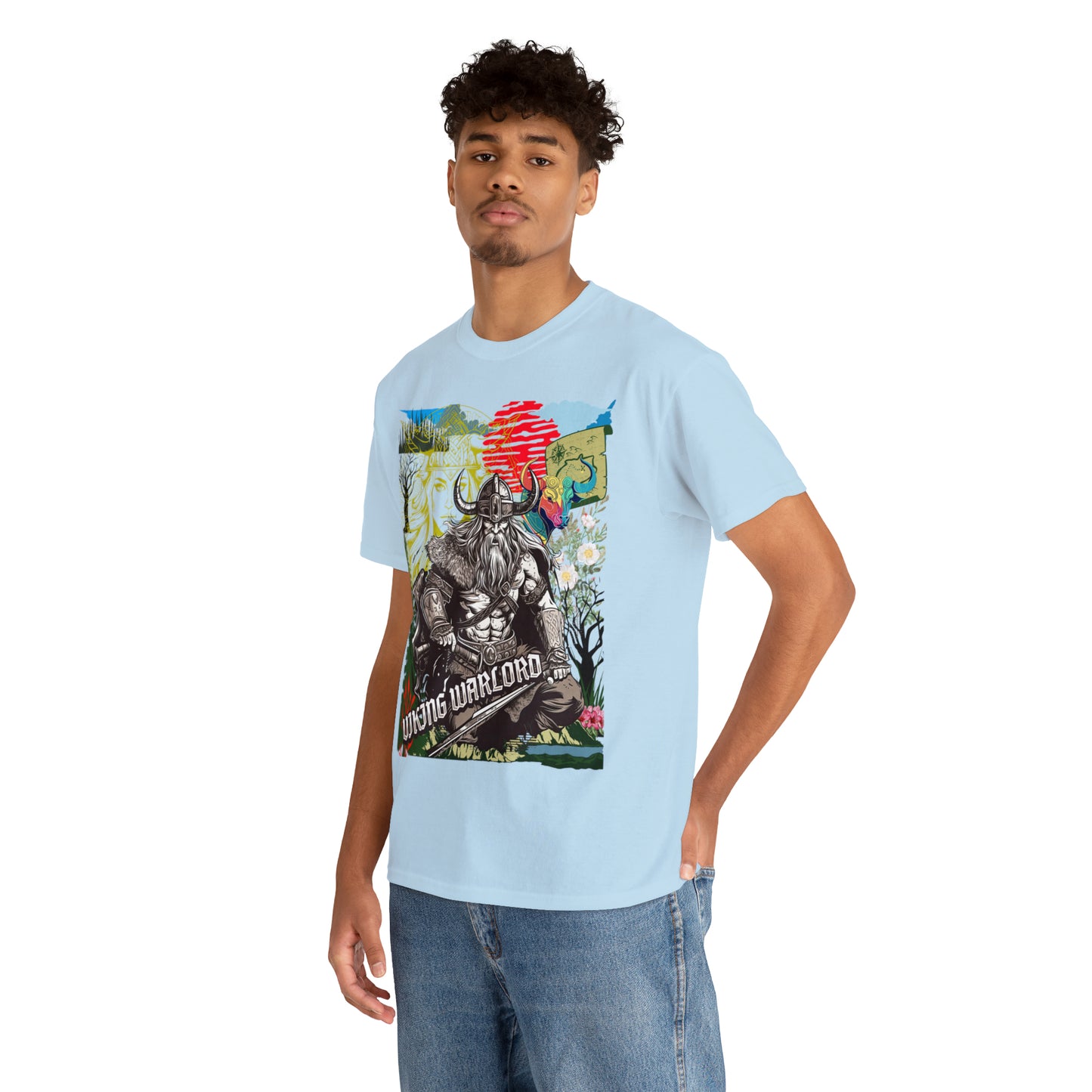 Unisex Heavy Cotton Tee  VIKING WARLORD