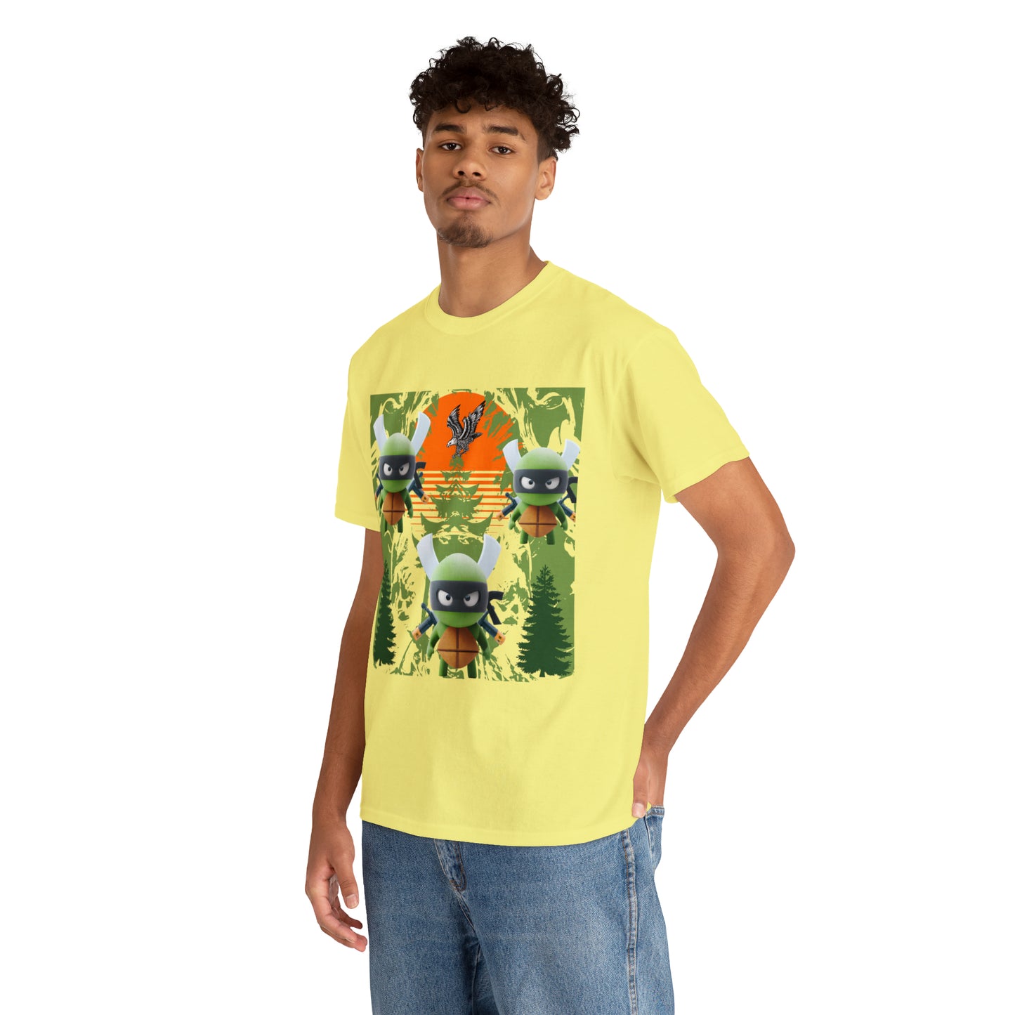 Unisex Heavy Cotton Tee The return of the three ninjas