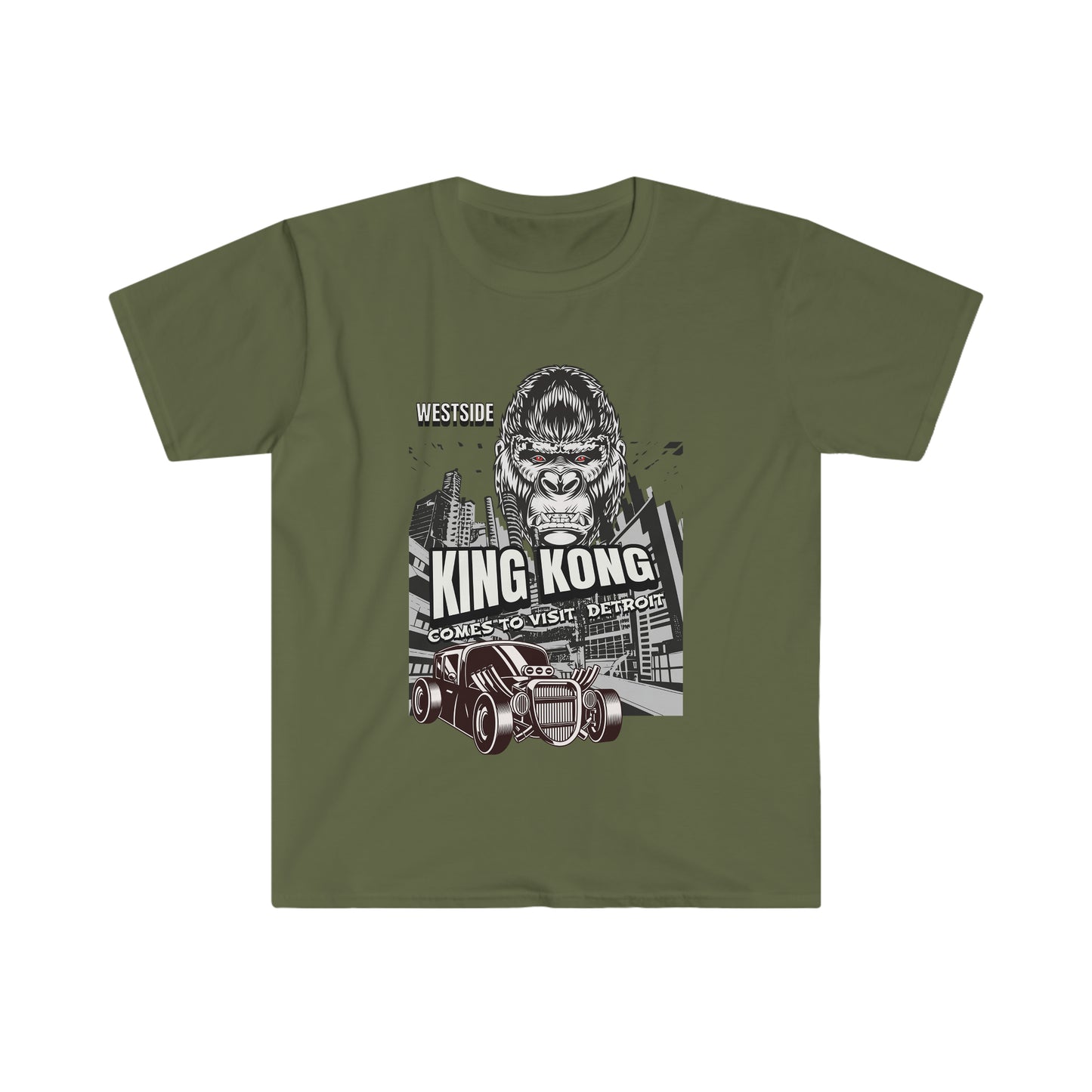 Unisex Softstyle T-Shirt KING KONG WHT
