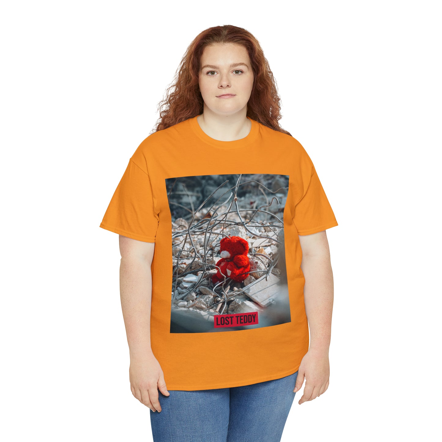 Unisex Heavy Cotton Tee Lost Teddy