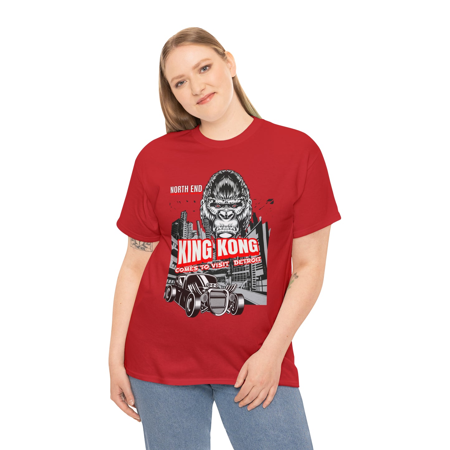 Unisex Heavy Cotton Tee NORTH END KONG