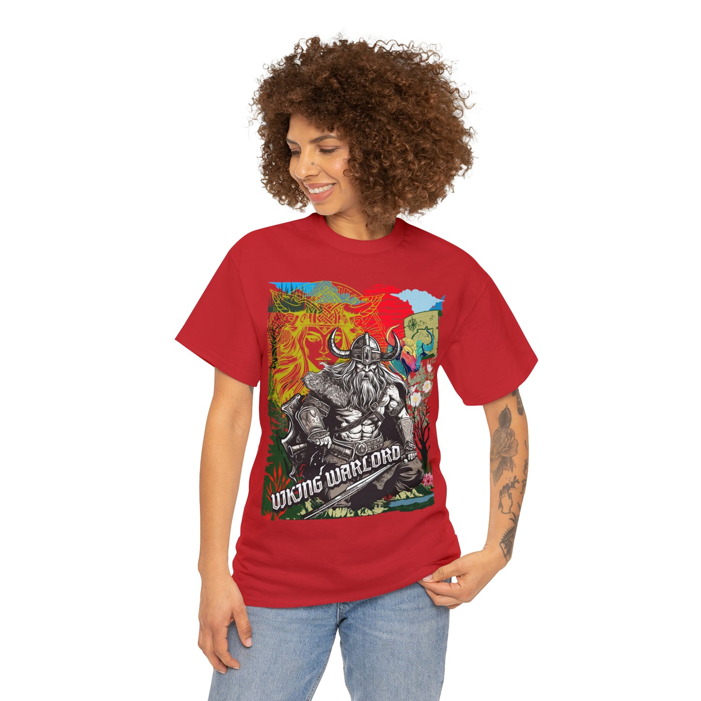 Unisex Heavy Cotton Tee  VIKING WARLORD