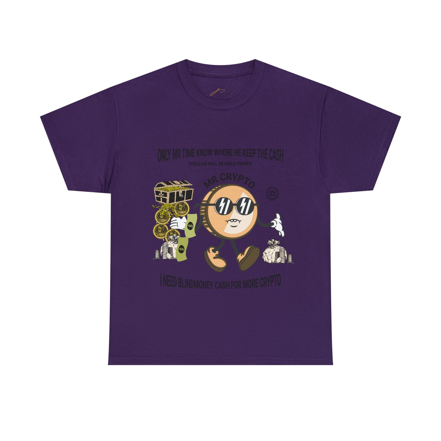 Unisex Heavy Cotton Tee  MR CRYPTO