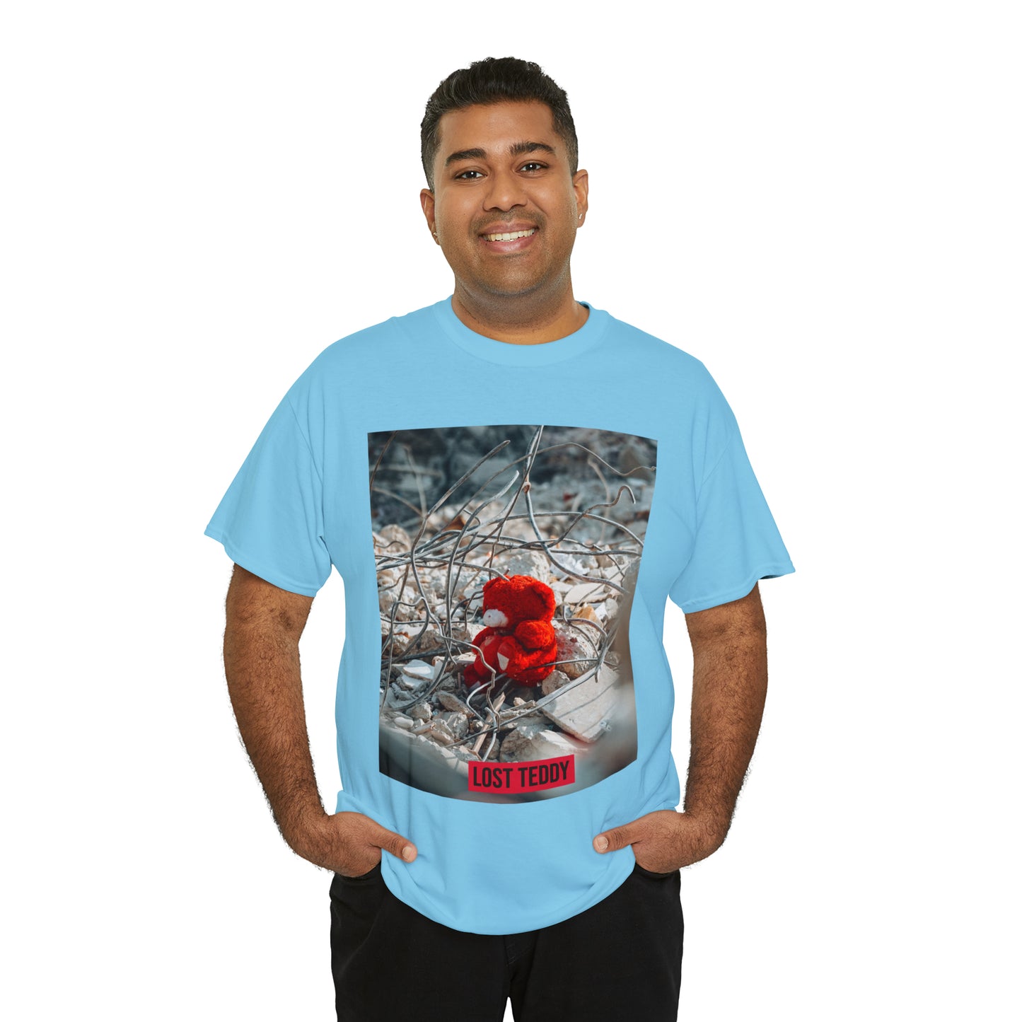 Unisex Heavy Cotton Tee Lost Teddy