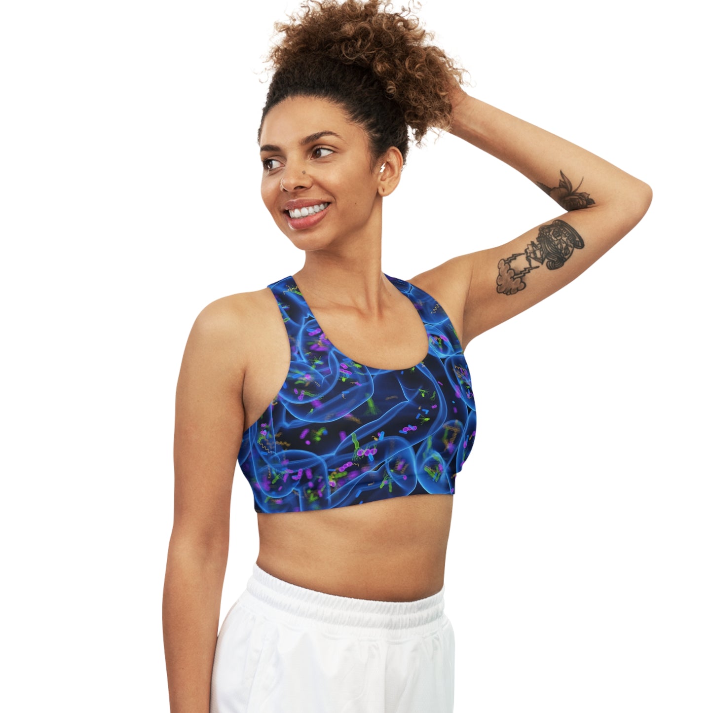 Seamless Sports Bra (AOP) Justflyfashion