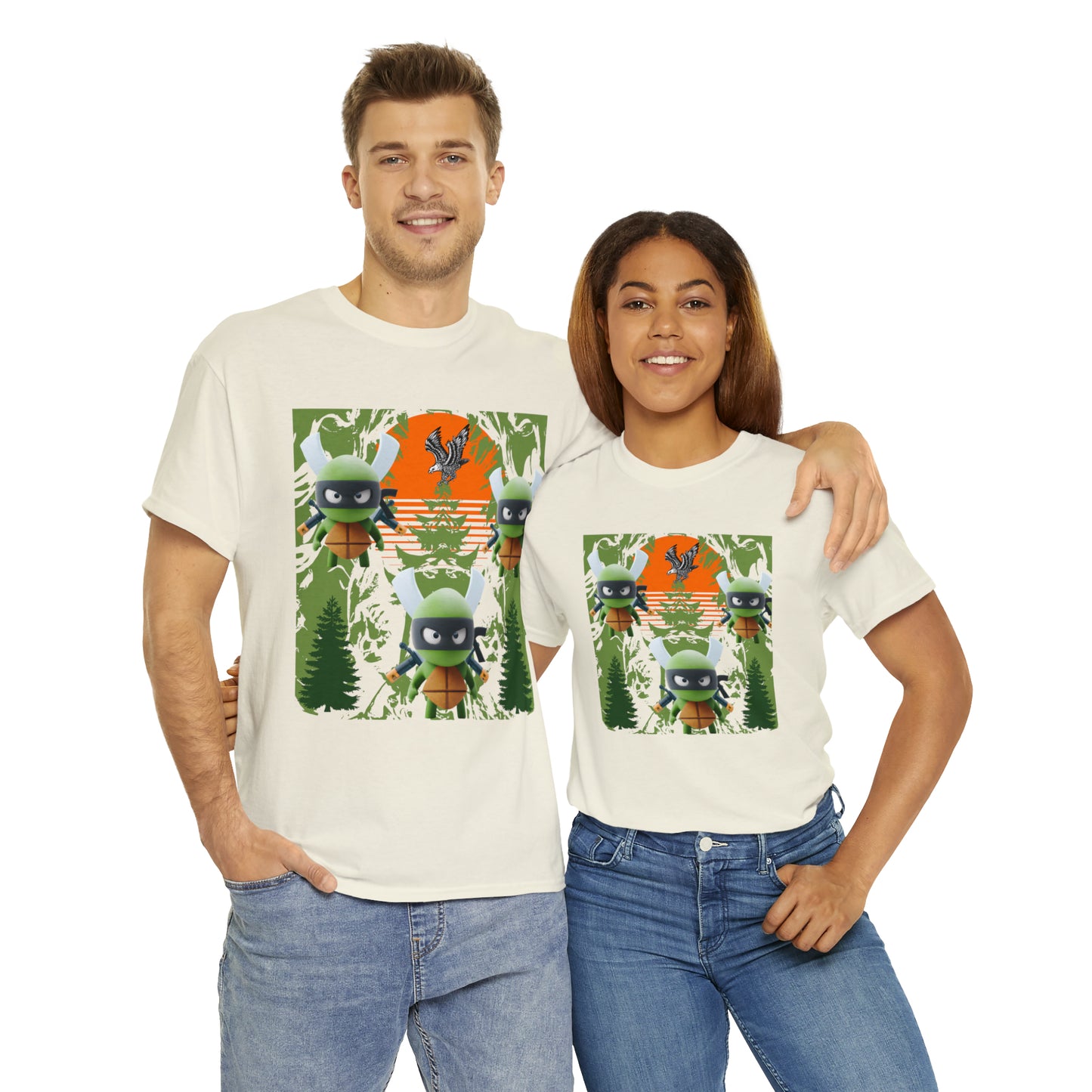 Unisex Heavy Cotton Tee The return of the three ninjas
