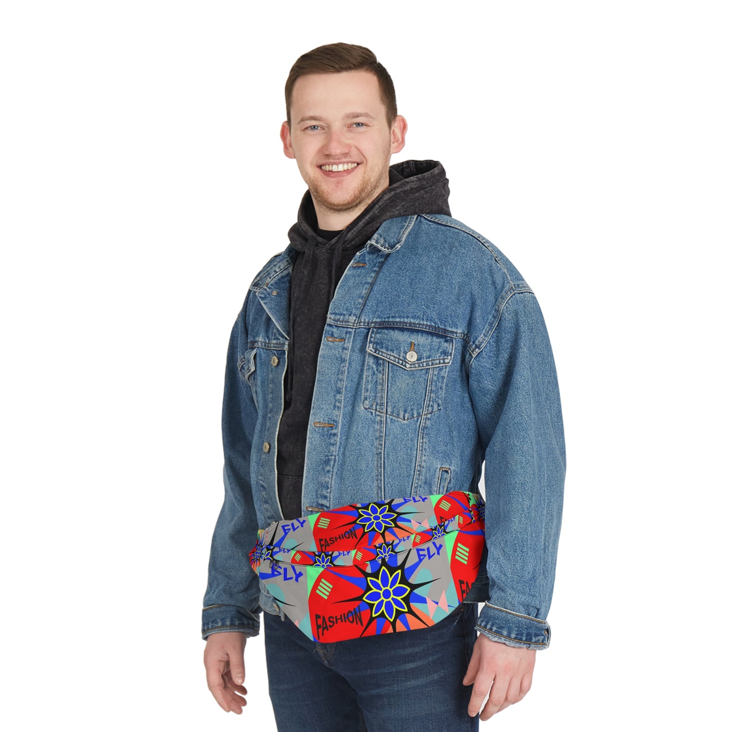 Large Fanny Pack STAR FLOWER