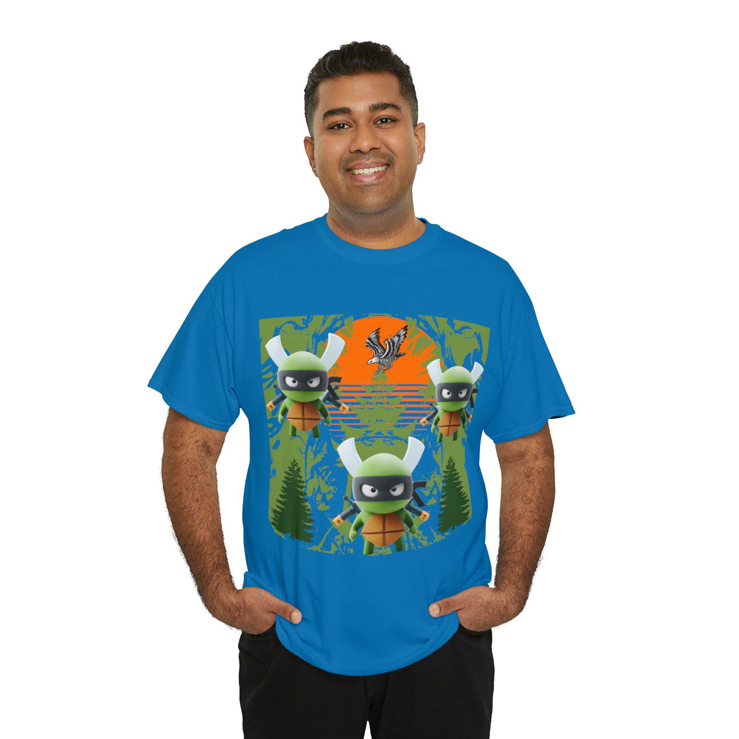 Unisex Heavy Cotton Tee The return of the three ninjas