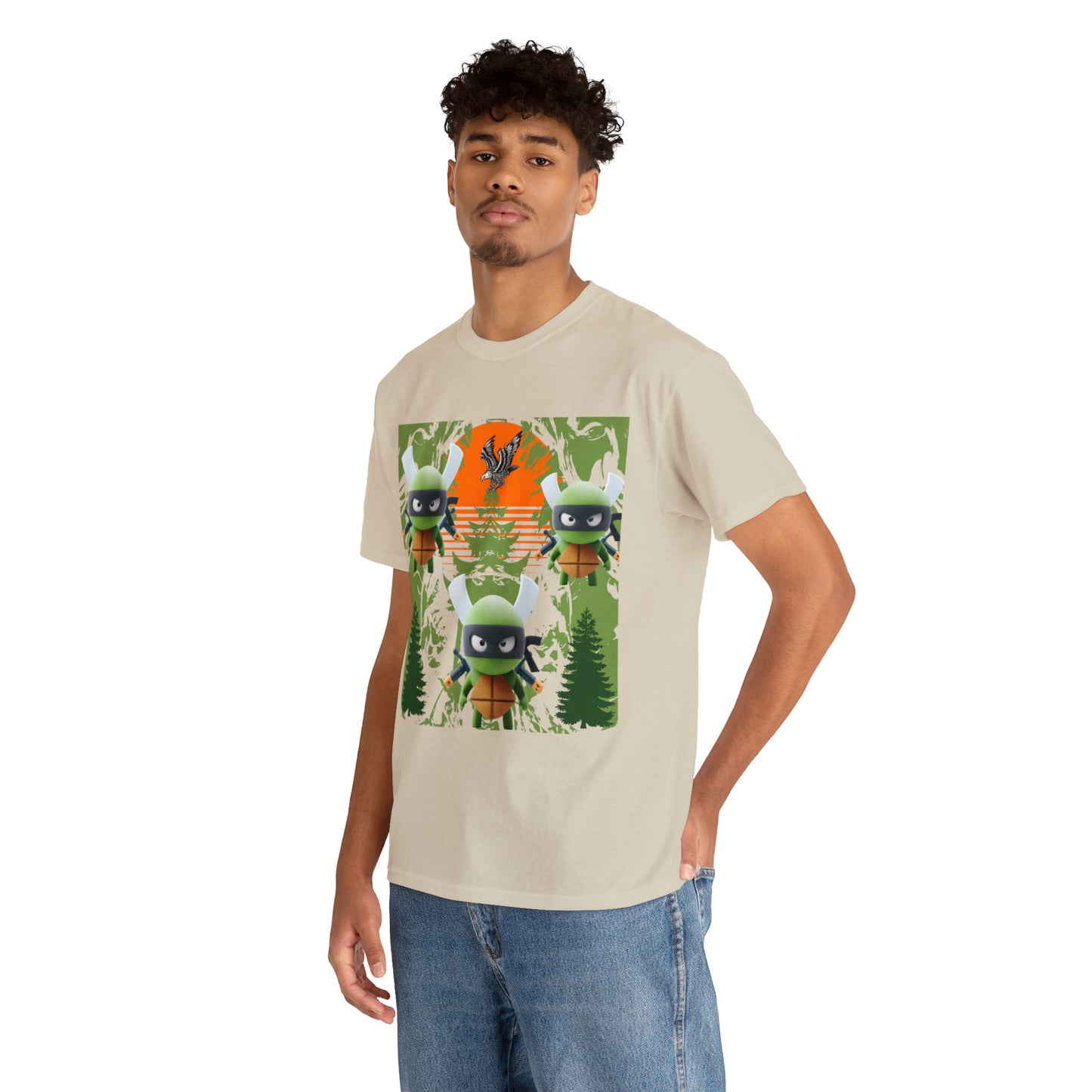Unisex Heavy Cotton Tee The return of the three ninjas