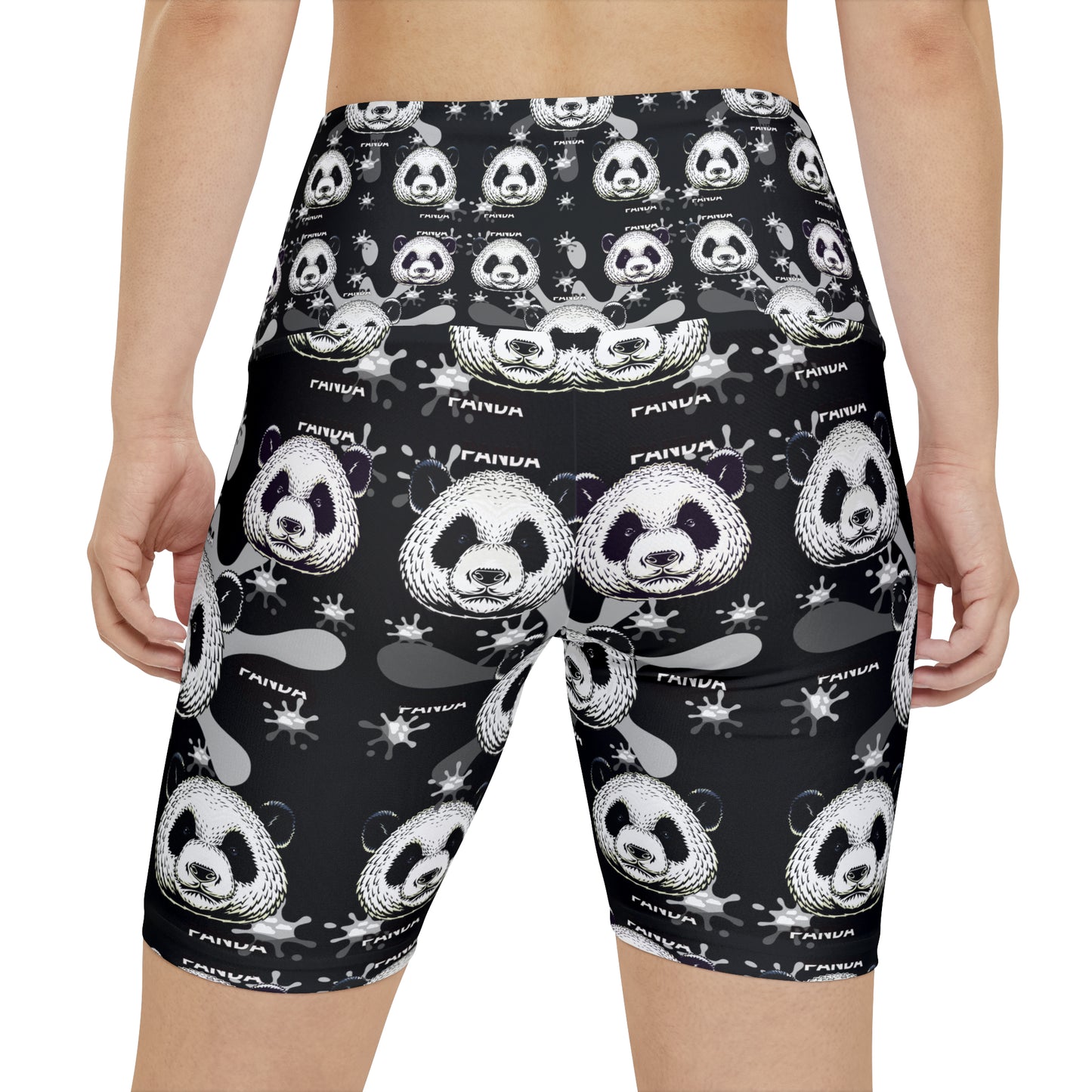 Women's Workout Shorts (AOP) 3FIVE PANDA
