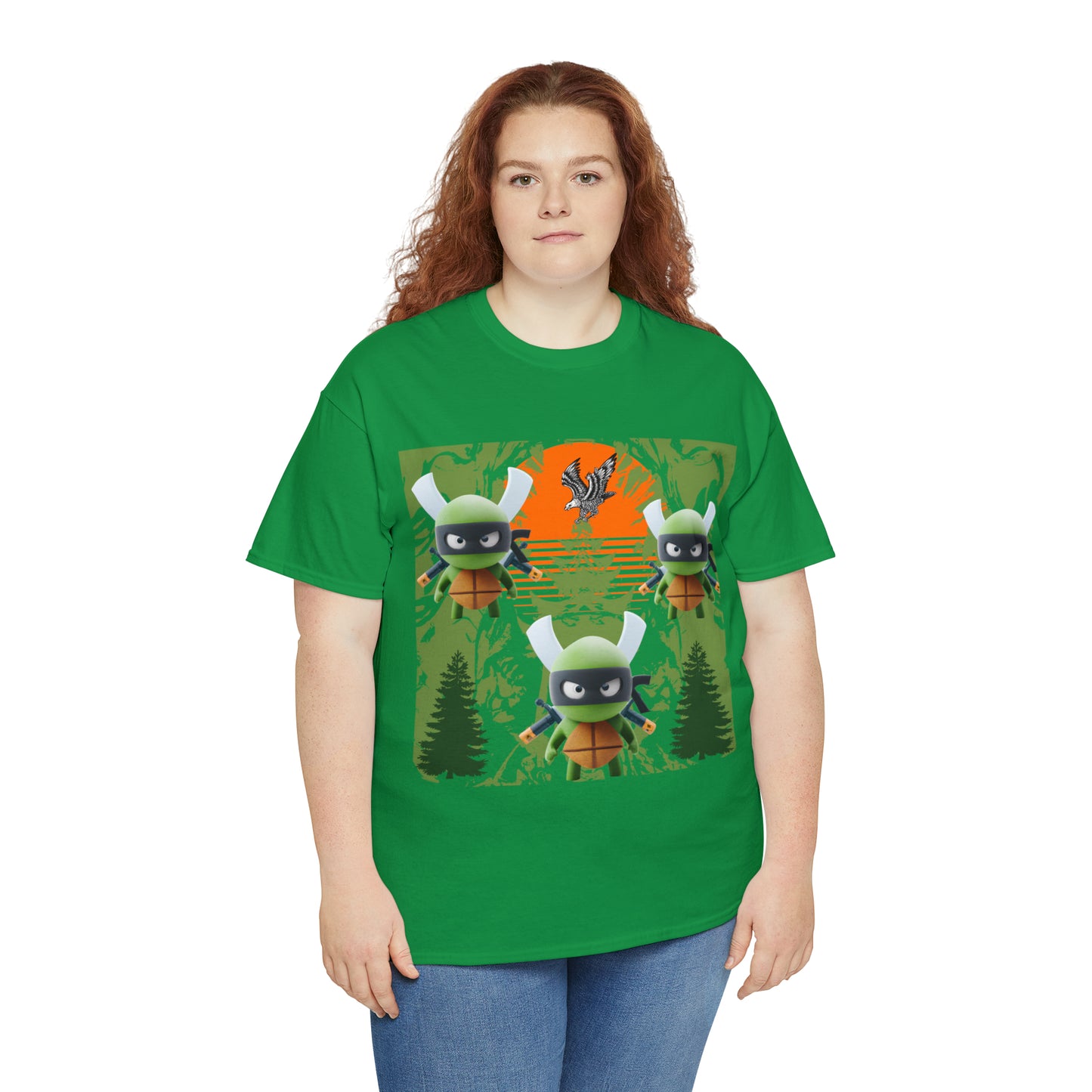 Unisex Heavy Cotton Tee The return of the three ninjas