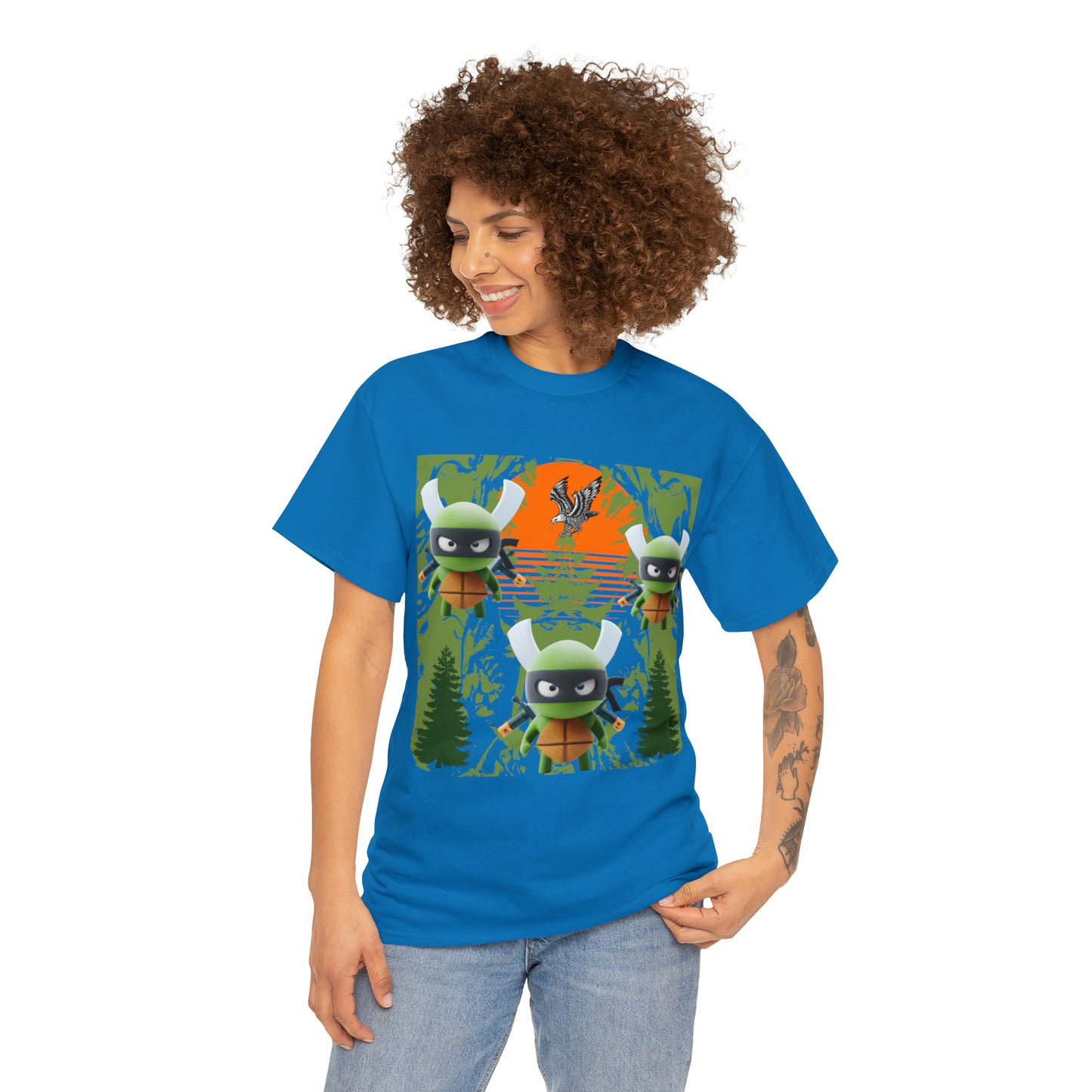 Unisex Heavy Cotton Tee The return of the three ninjas