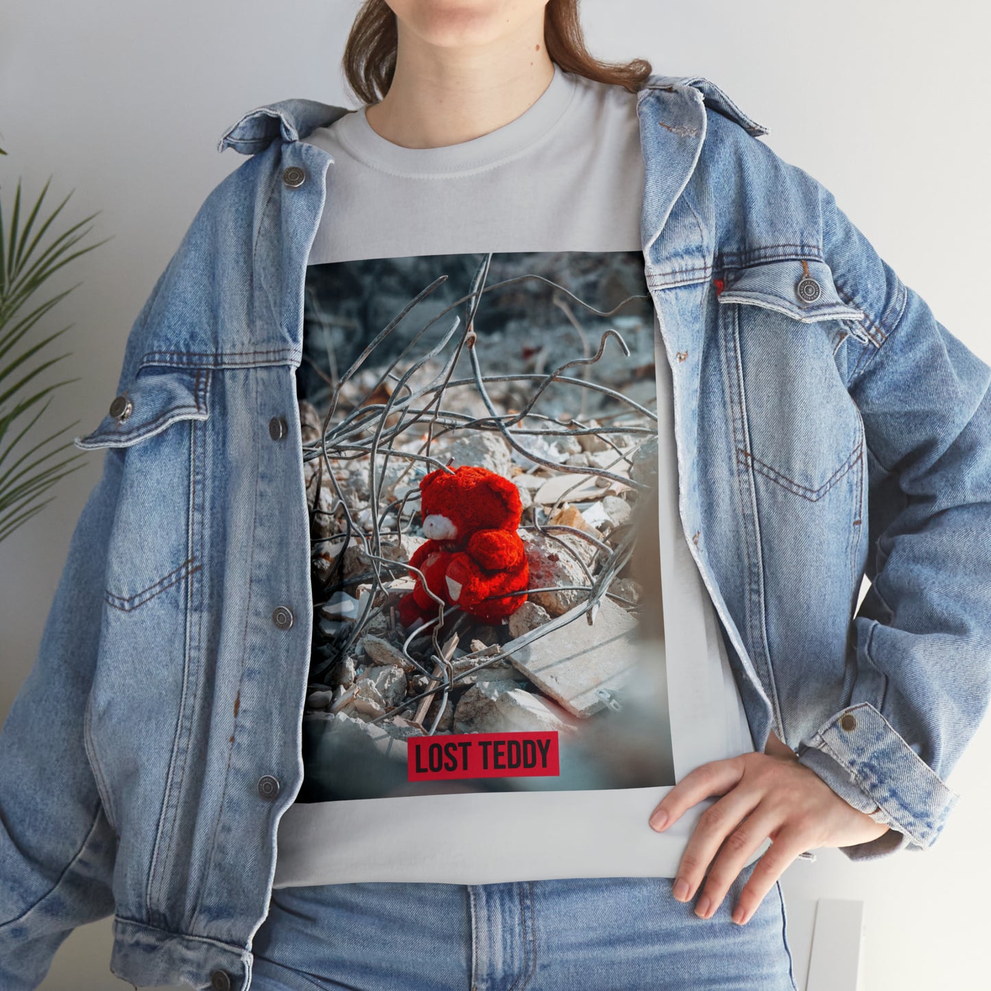 Unisex Heavy Cotton Tee Lost Teddy