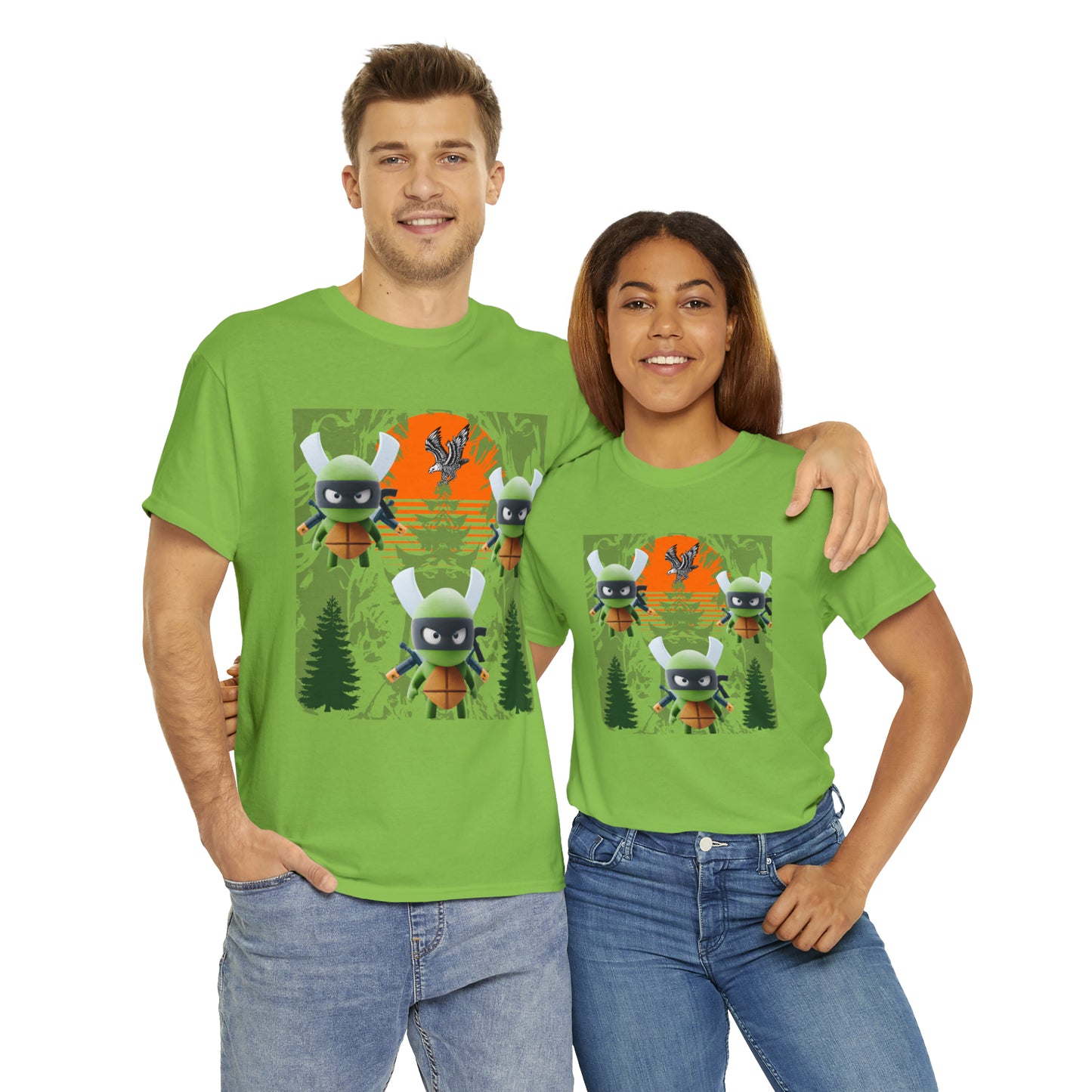 Unisex Heavy Cotton Tee The return of the three ninjas