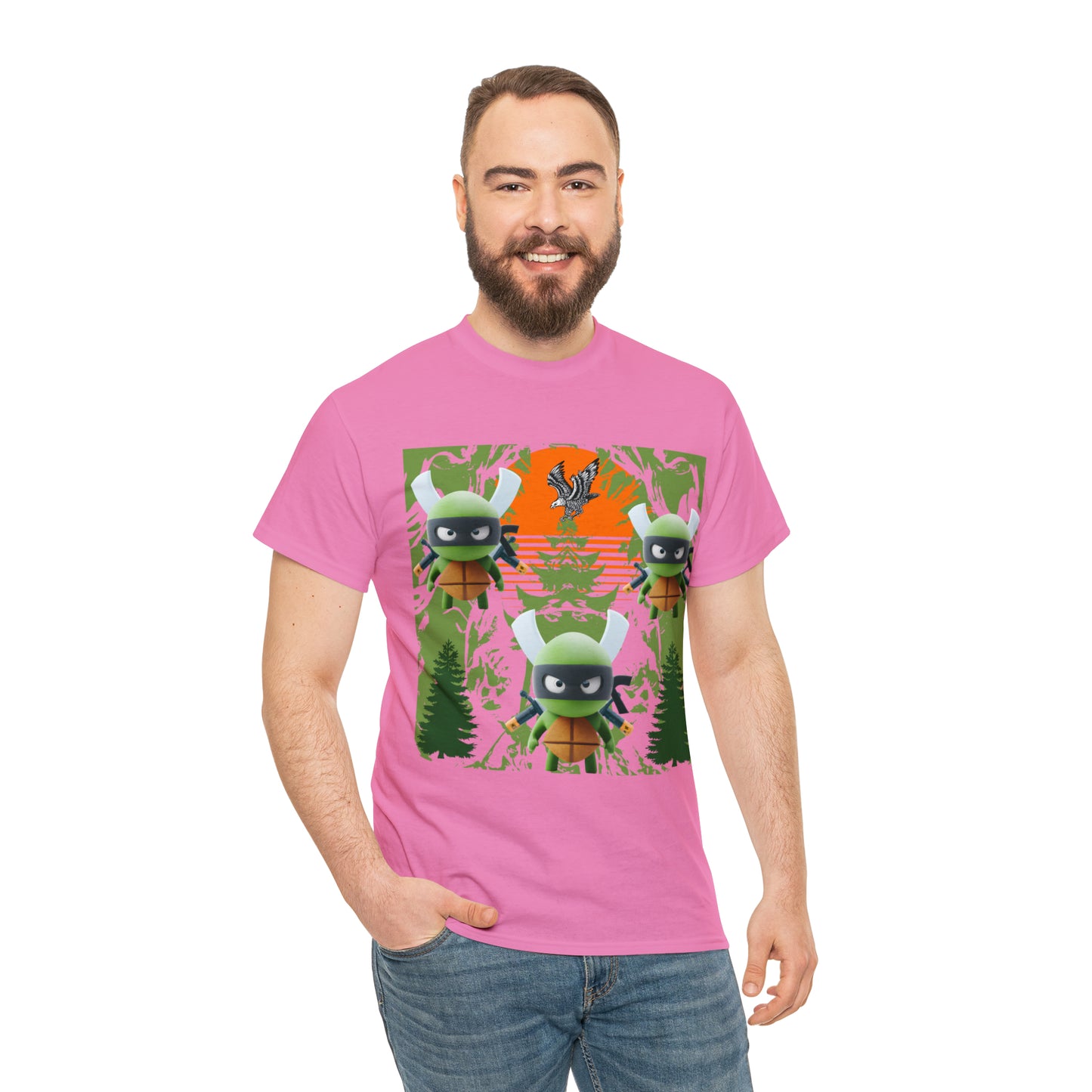 Unisex Heavy Cotton Tee The return of the three ninjas